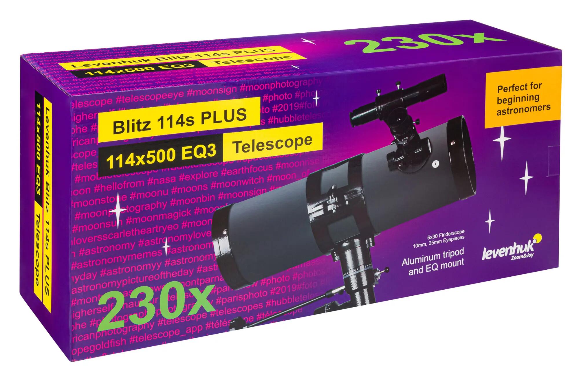 Astronomie - teleskop - newton 114 mm - blitz 114s plus 12/12