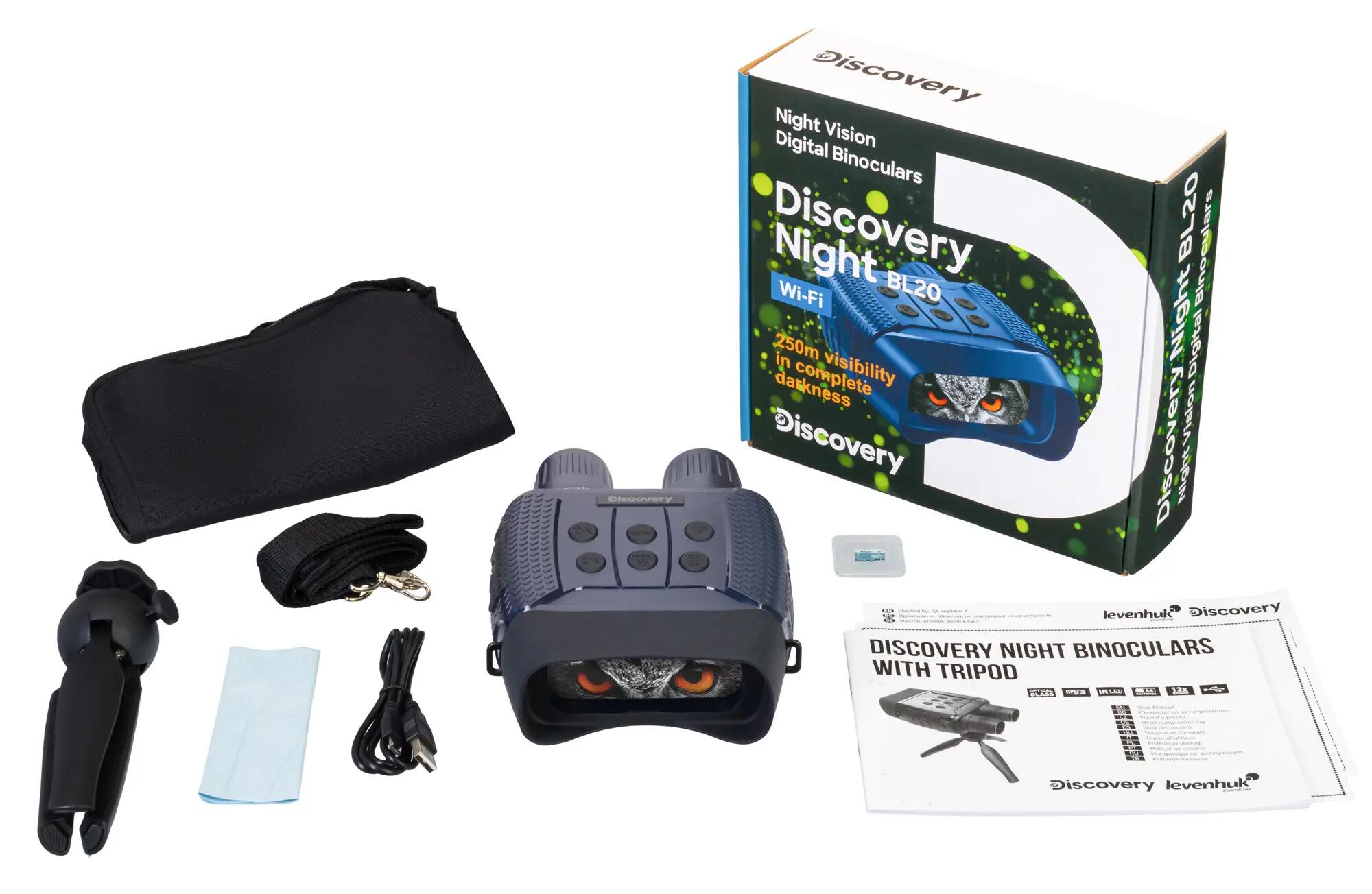 Binóculos de Visão Noturna Digital com Tripé Night BL20 Discovery 2/15