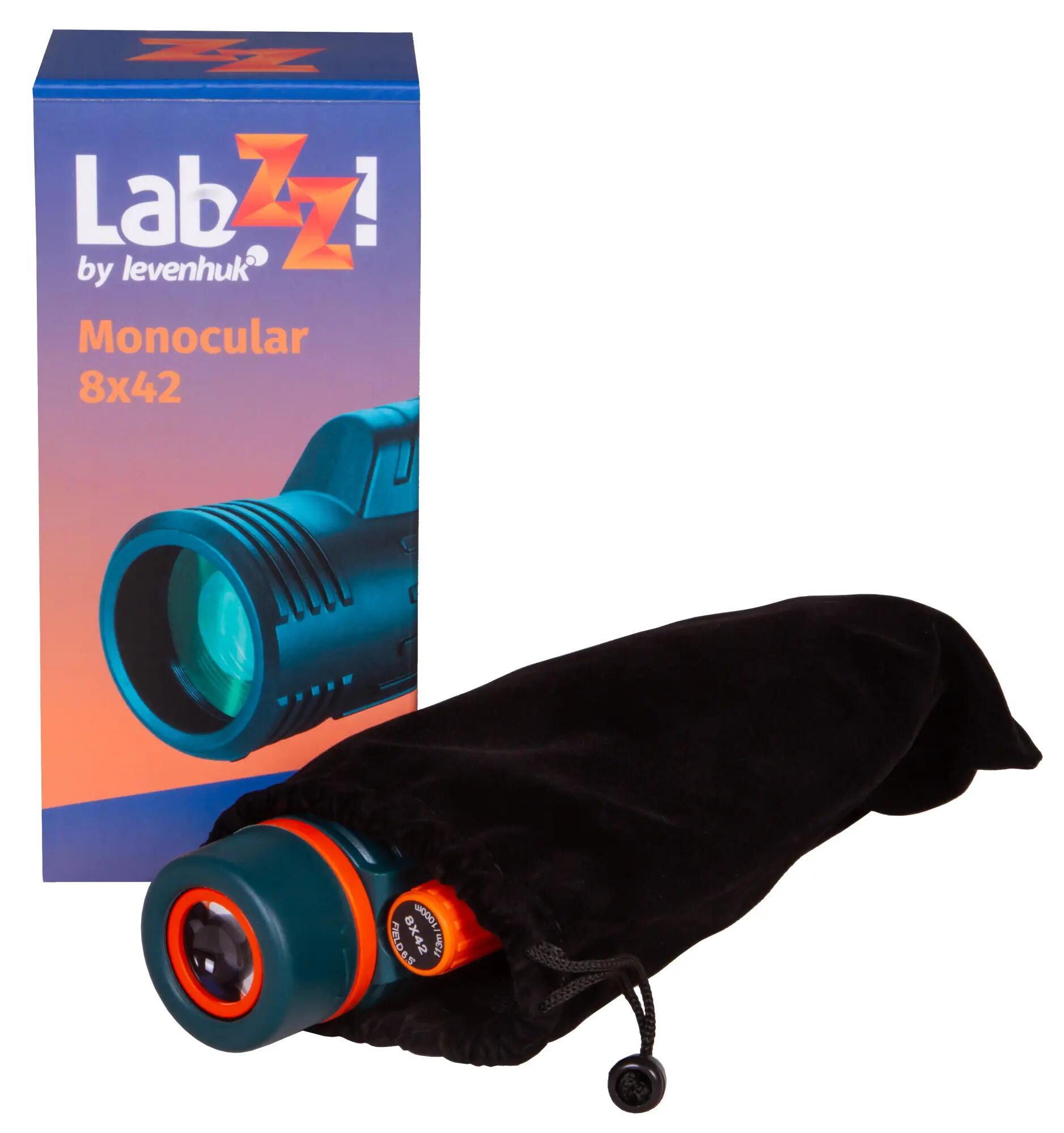 Monoculair - Outdoor - Kinderen - Levenhuk LabZZ MC4 - Compact 8x - Zwart 9/15