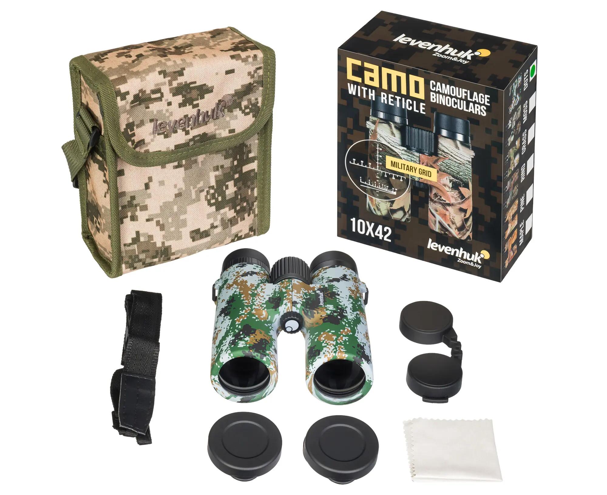 Binocolo con reticolo Levenhuk Camo 10x42 5/14