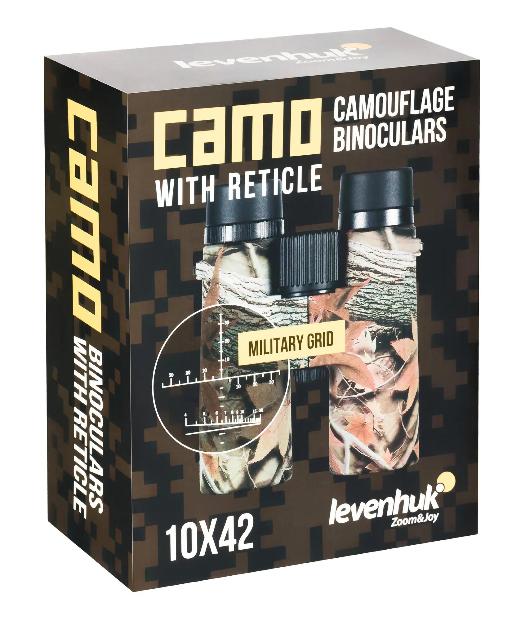 Binocolo con reticolo Levenhuk Camo 10x42 14/14
