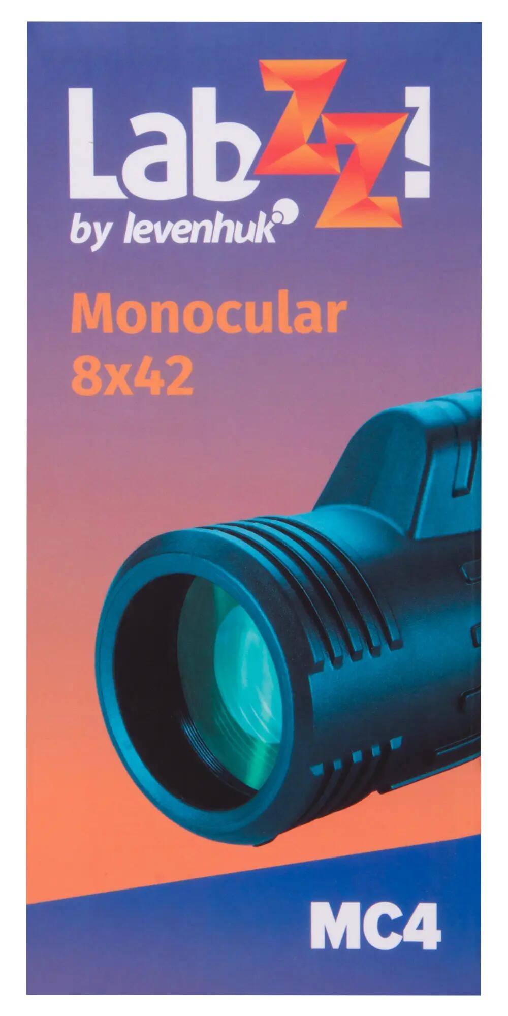 Monoculair - Outdoor - Kinderen - Levenhuk LabZZ MC4 - Compact 8x - Zwart 12/15