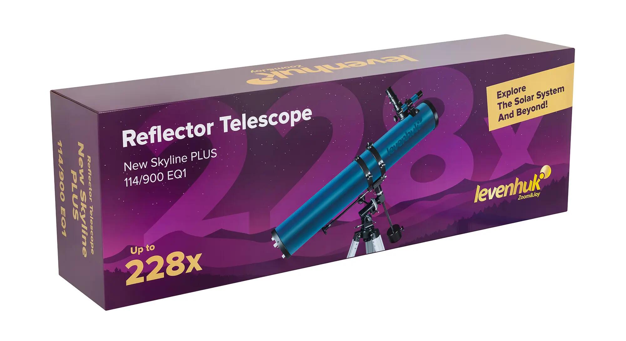 Levenhuk New Skyline PLUS 114/900 EQ1 telescope 13/13