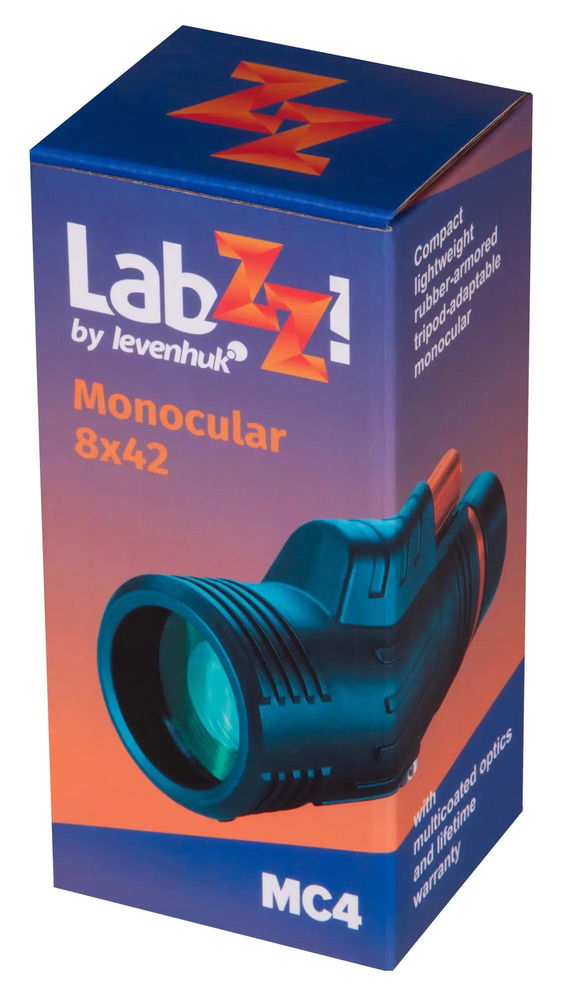Monoculair - Outdoor - Kinderen - Levenhuk LabZZ MC4 - Compact 8x - Zwart 11/15