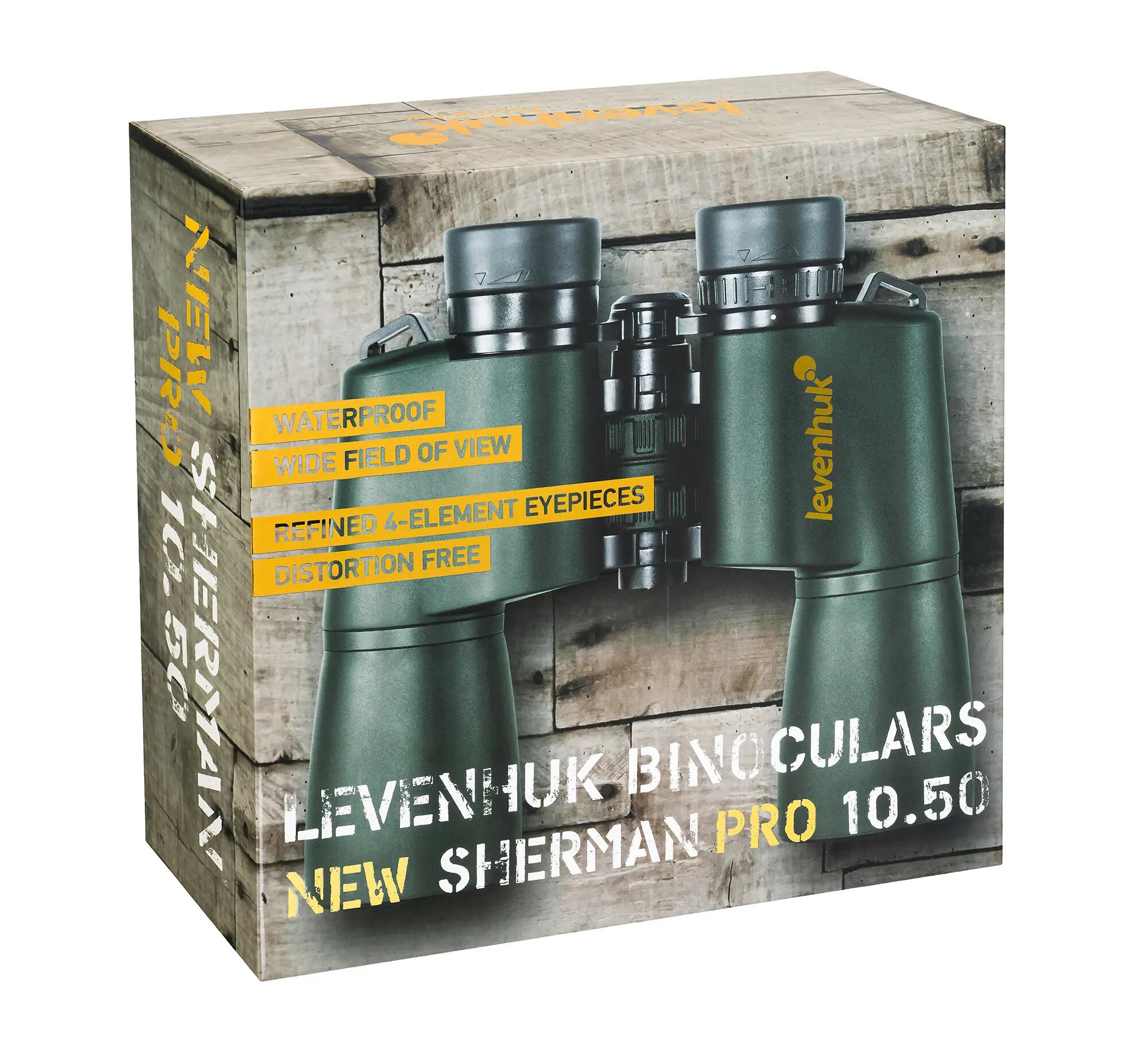 Verrekijker 10x50 Levenhuk New Sherman PRO 13/13