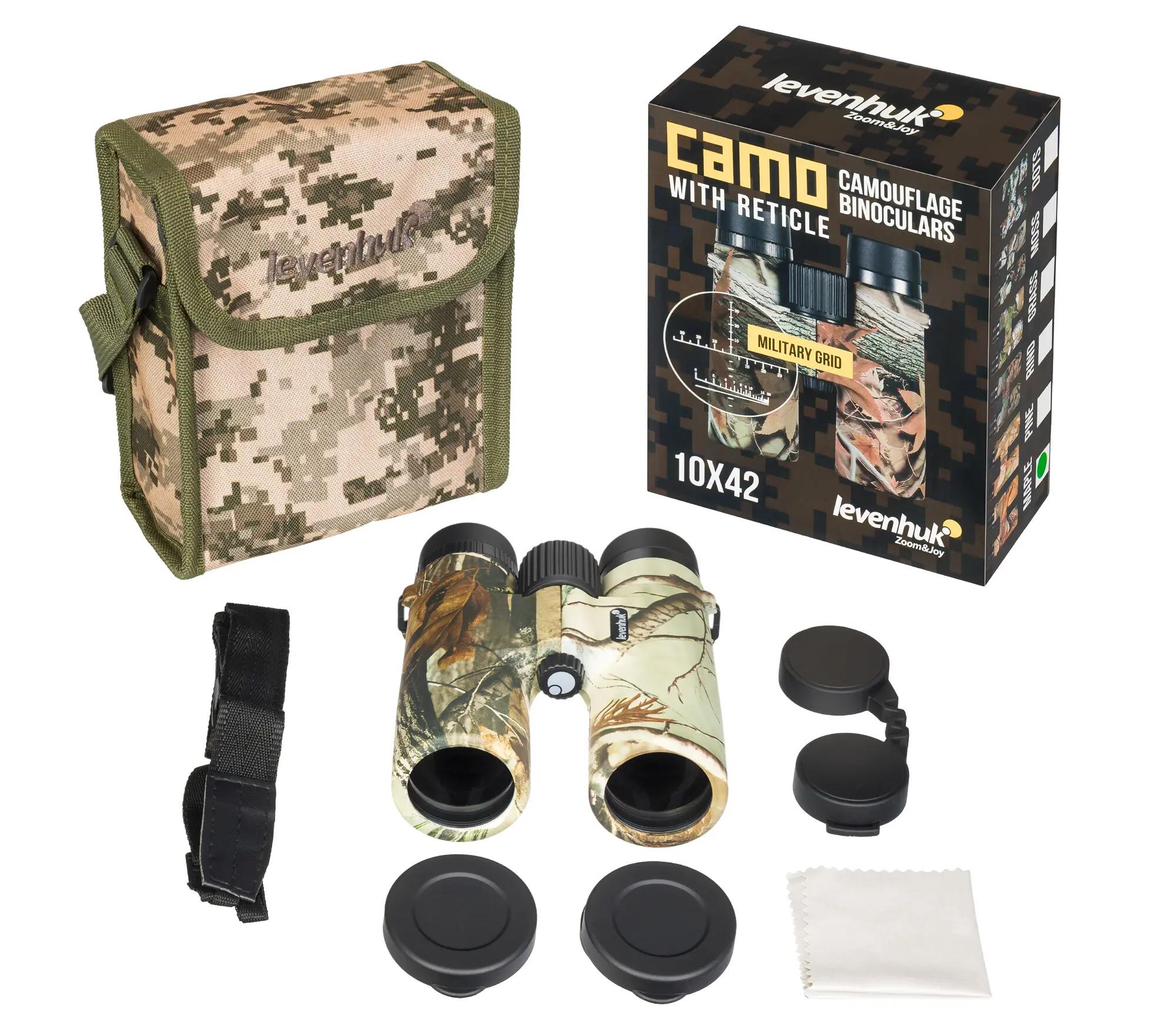 Levenhuk Camo 10x42 Fernglas mit Absehen 4/14