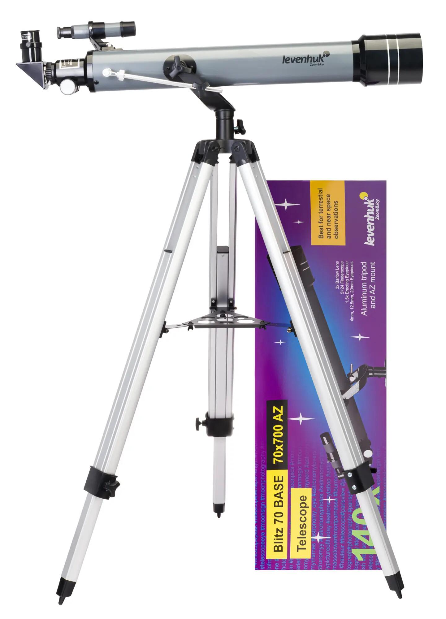 Telescopio Levenhuk Blitz 70 BASE 2/12