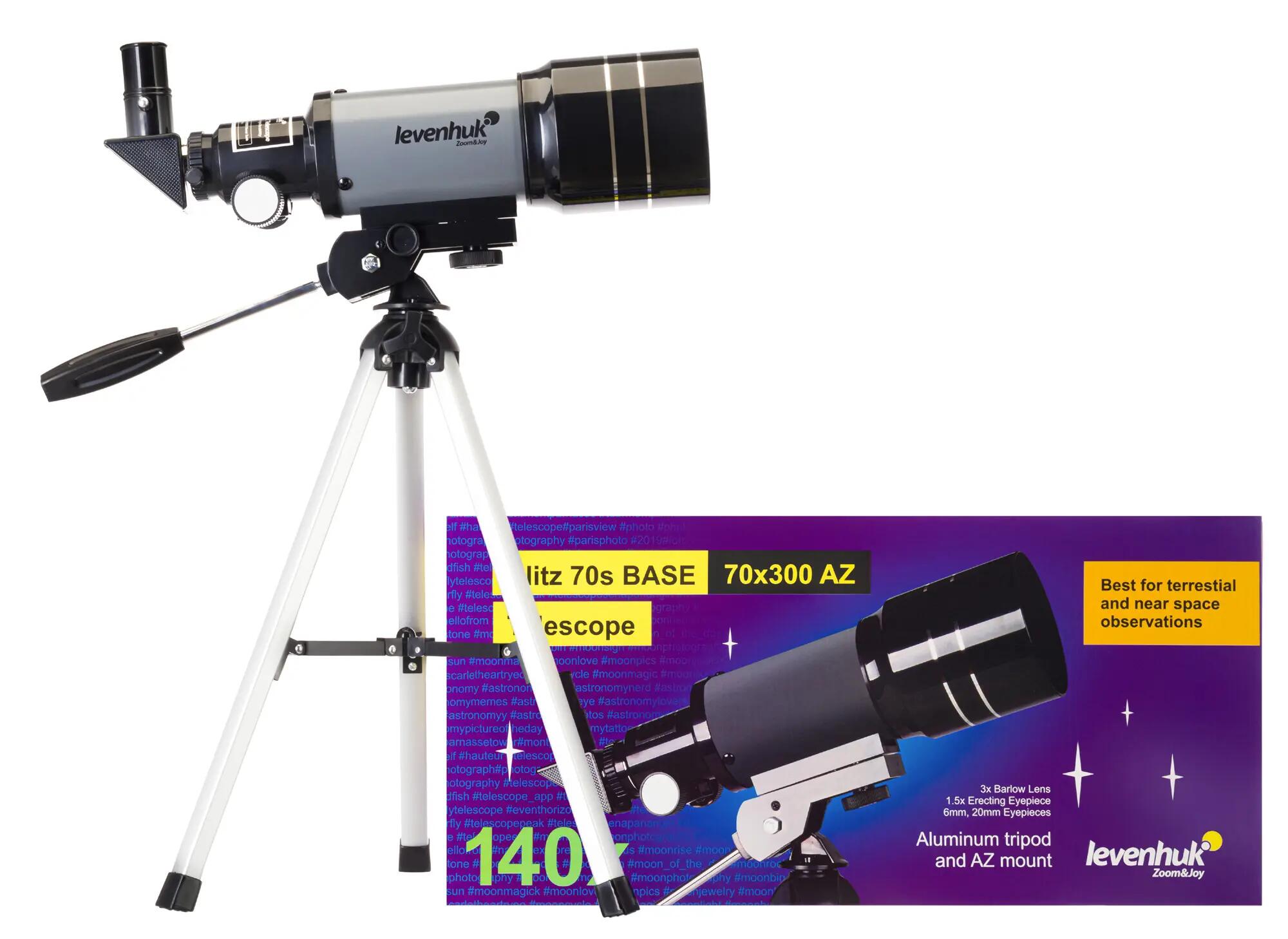 Telescopio Levenhuk Blitz 70s BASE 2/11