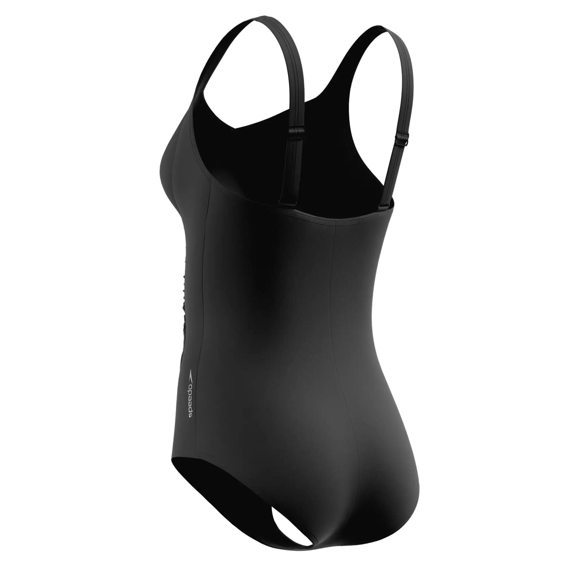 Badeanzug für Damen Schwarz 4/4