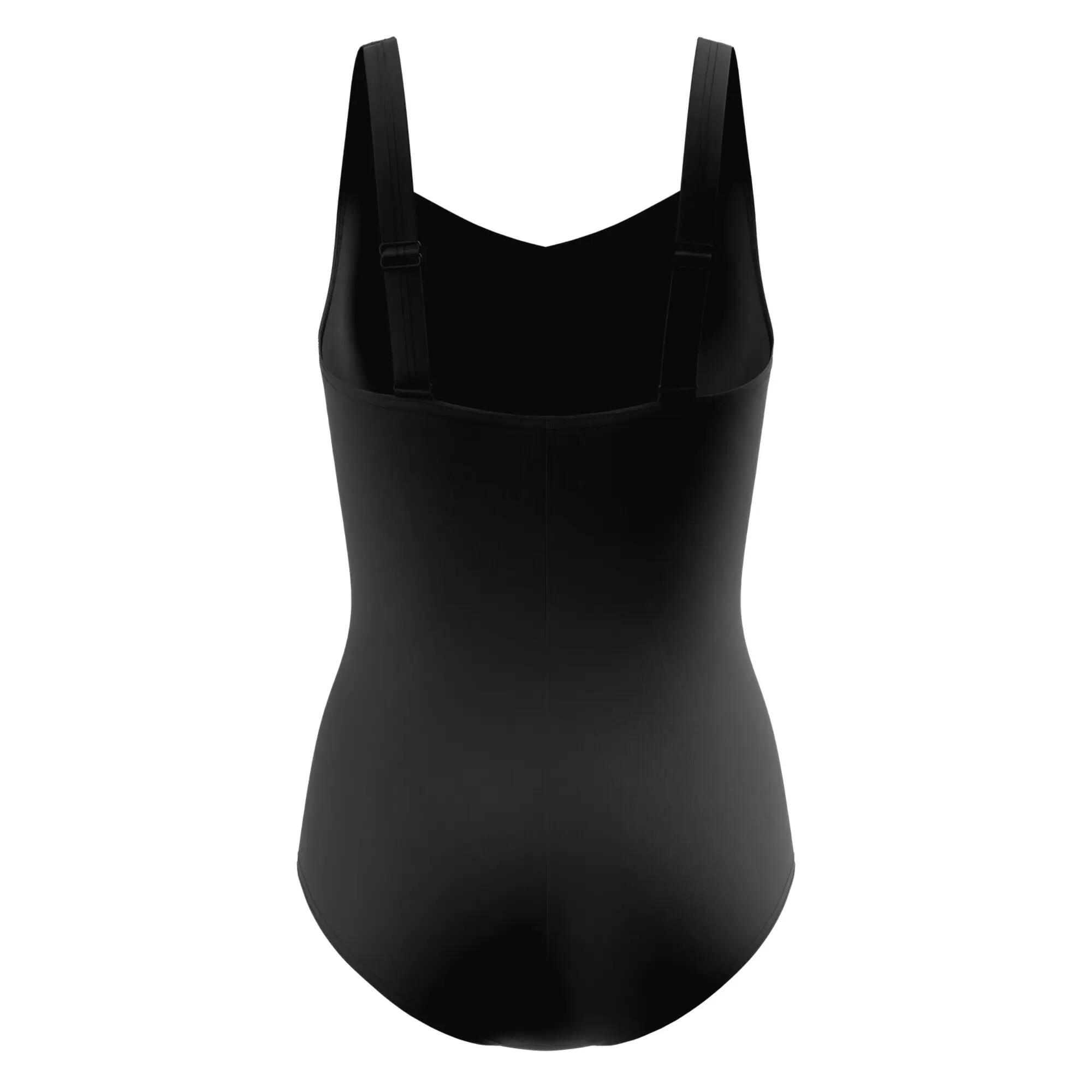 Badeanzug für Damen Schwarz 2/4