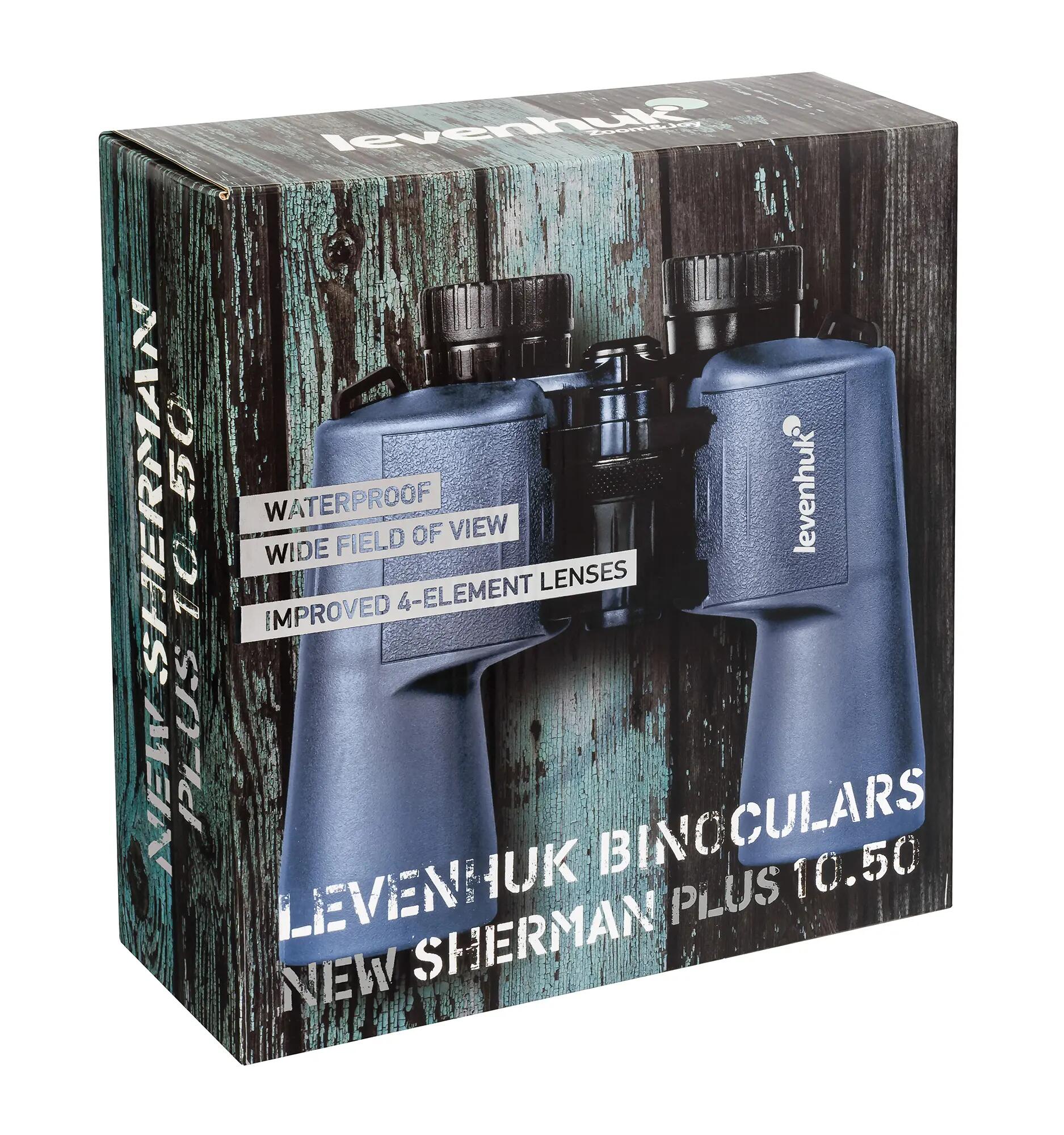 Verrekijker 10x50 Levenhuk New Sherman PLUS 13/13