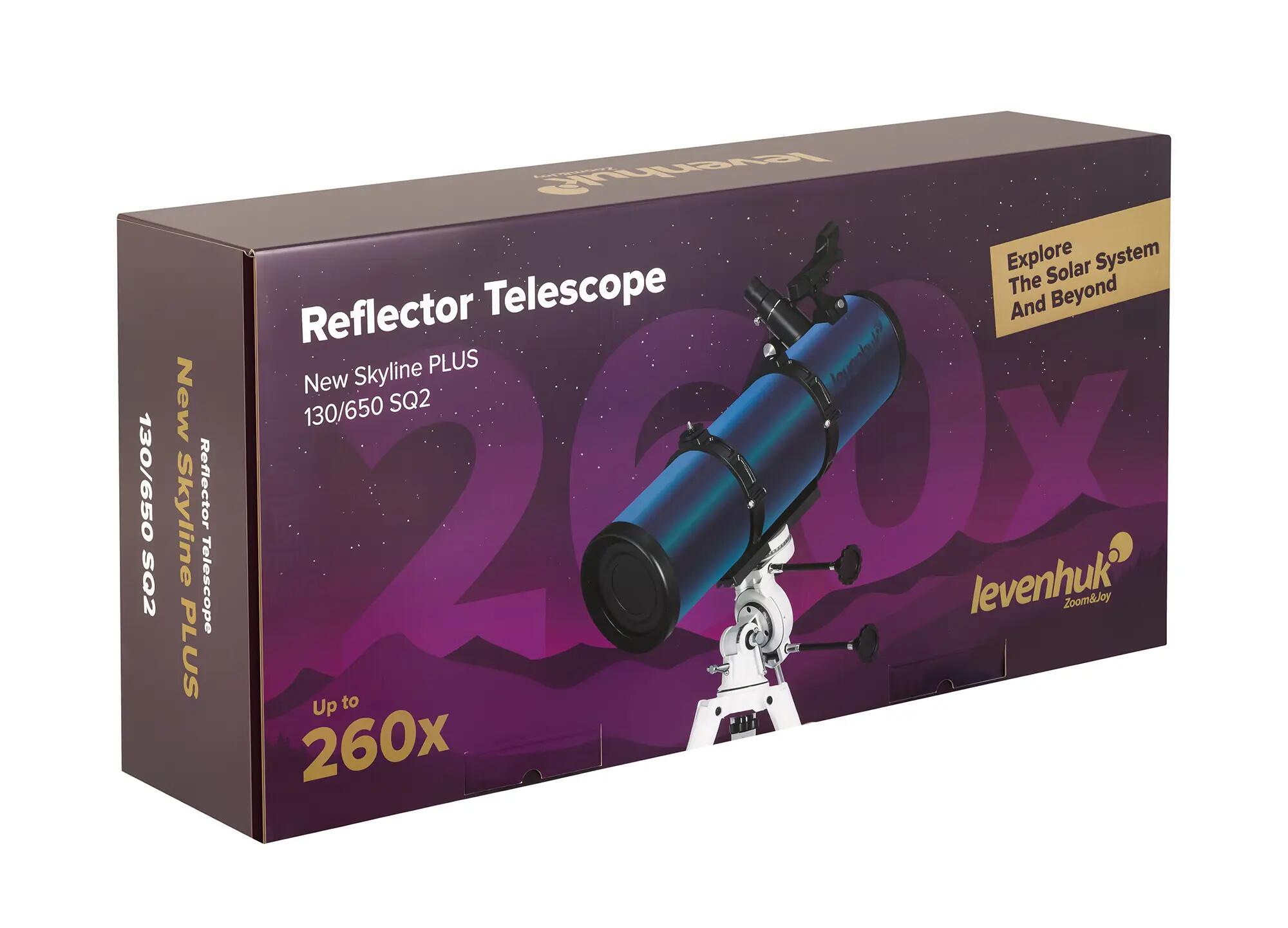 Levenhuk New Skyline PLUS 130/650 SQ2 Telescope 13/13