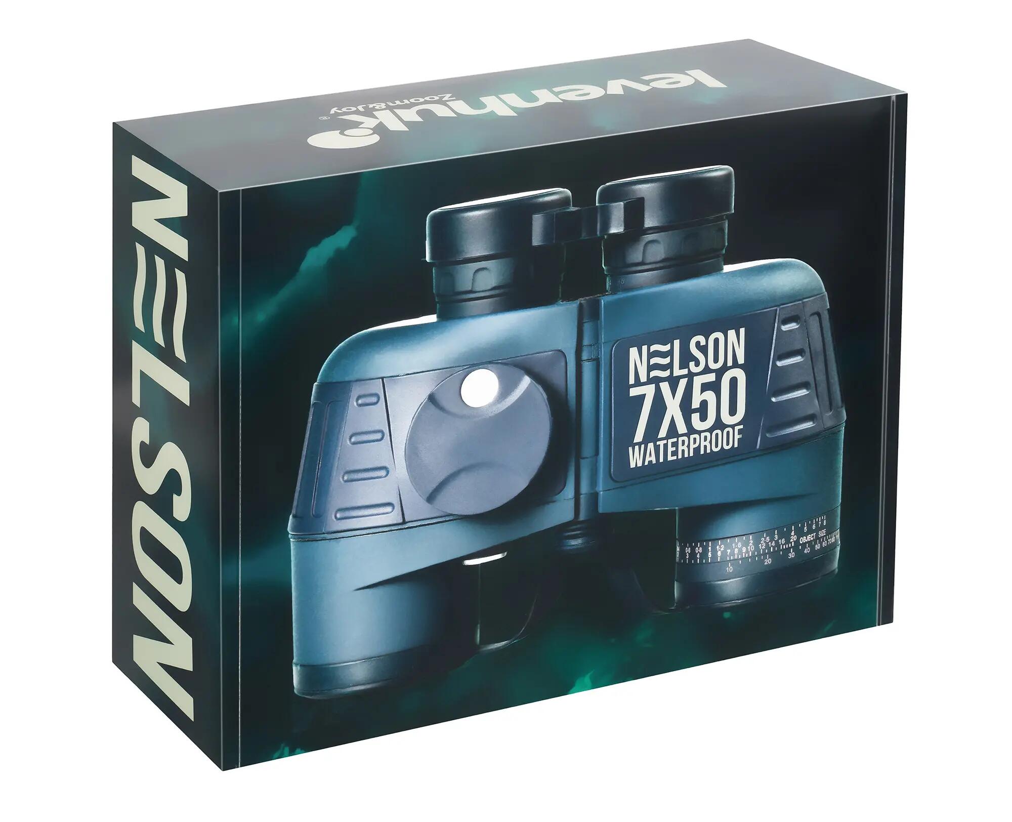Levenhuk Nelson 7x50 Fernglas mit Absehen und Kompass 15/15