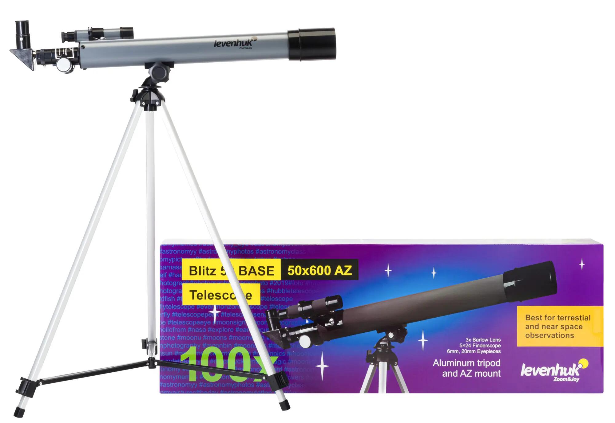 Telescopio Levenhuk Blitz 50 BASE 2/12