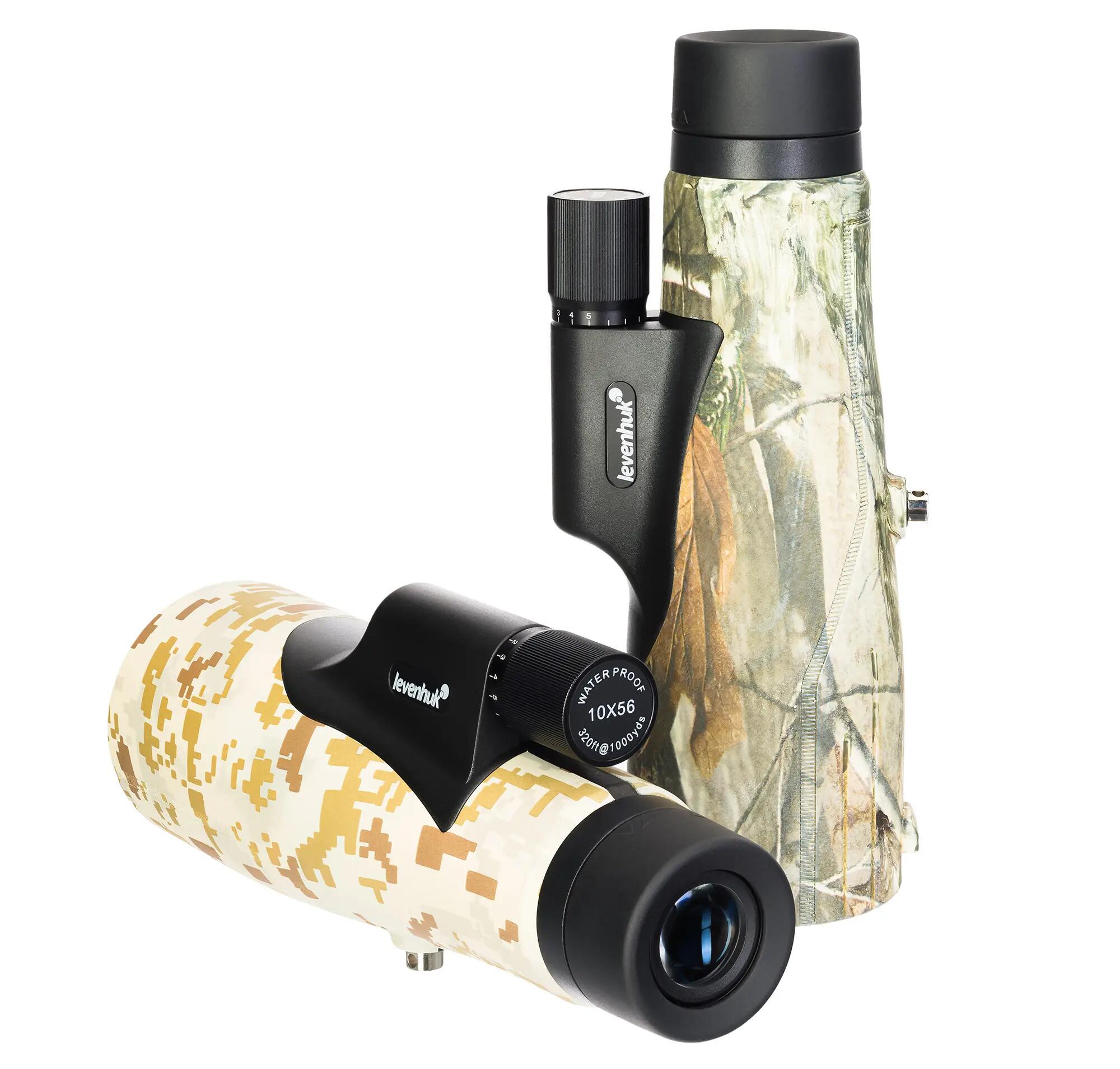 Monoculaire 10x56 Levenhuk Camo Dots avec réticule 2/13