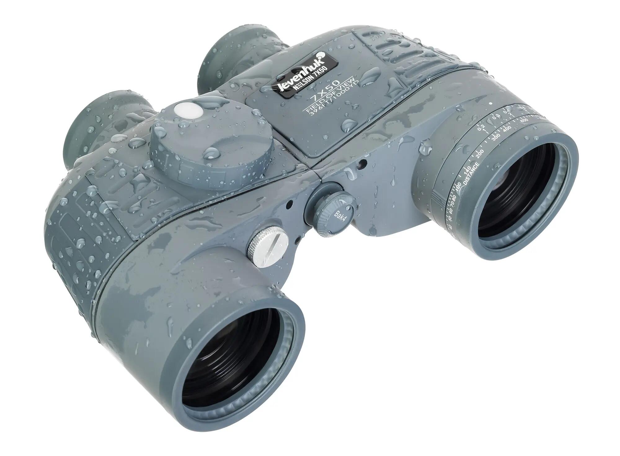Levenhuk Nelson 7x50 Fernglas mit Absehen und Kompass 12/15