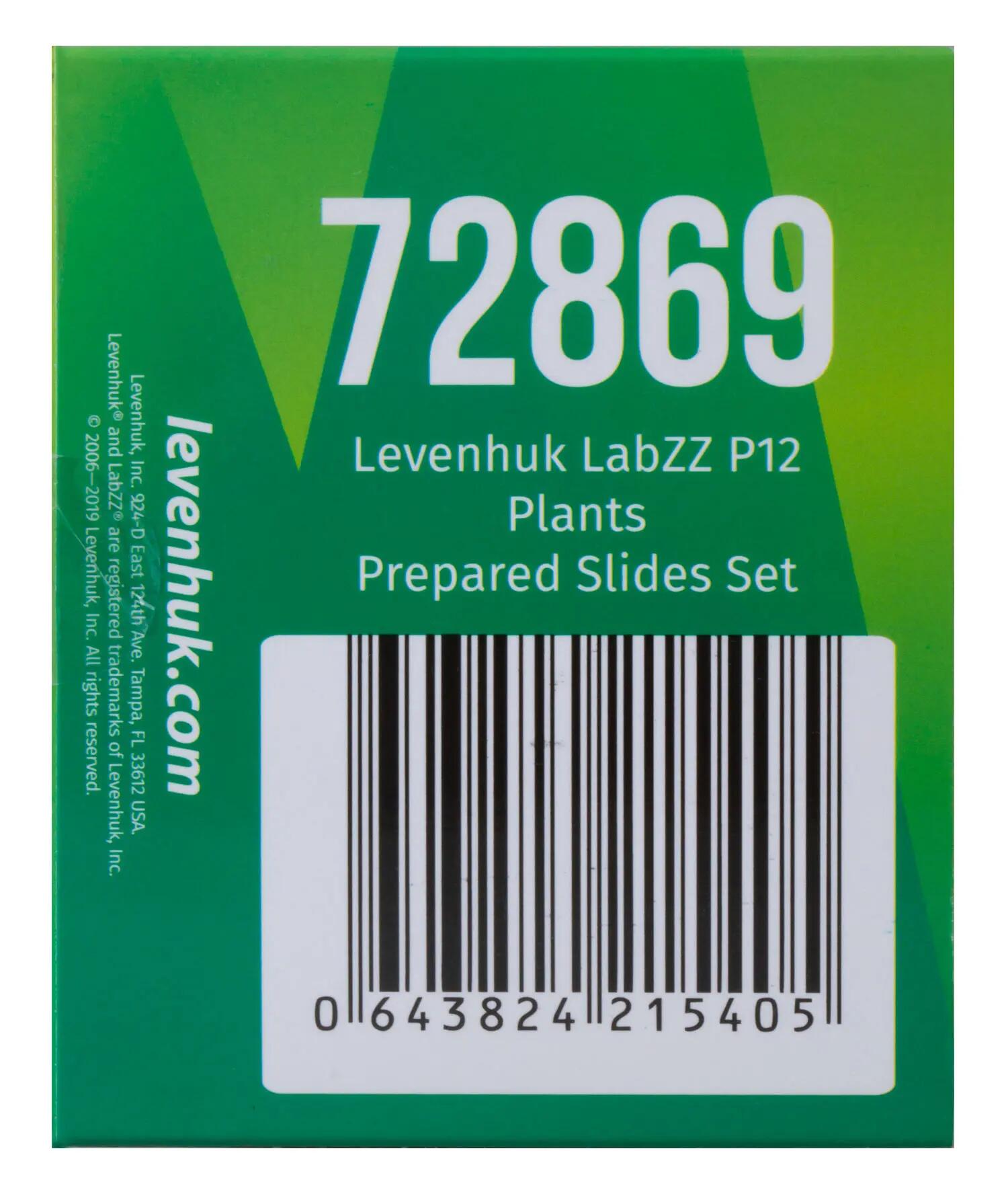 Levenhuk LabZZ P12 Plants Prepared Slides Set 11/11
