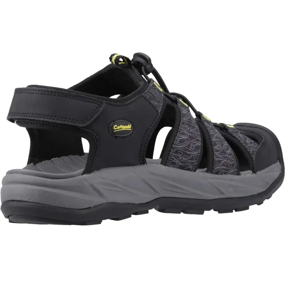 Mens Minster Sandals (Black) 2/6