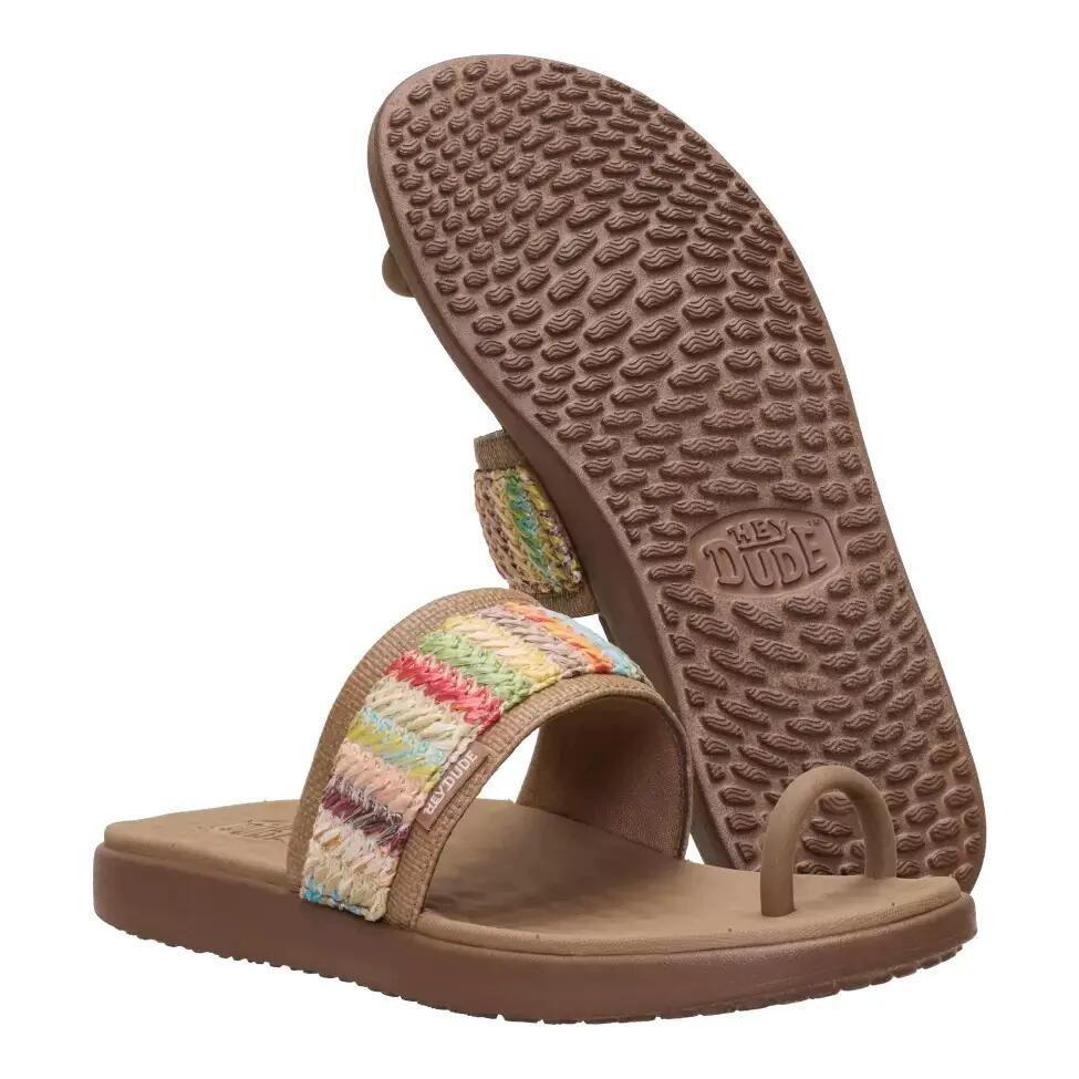 HeyDude Damskie Klapki Maui Breeze Toe Loop 3/6