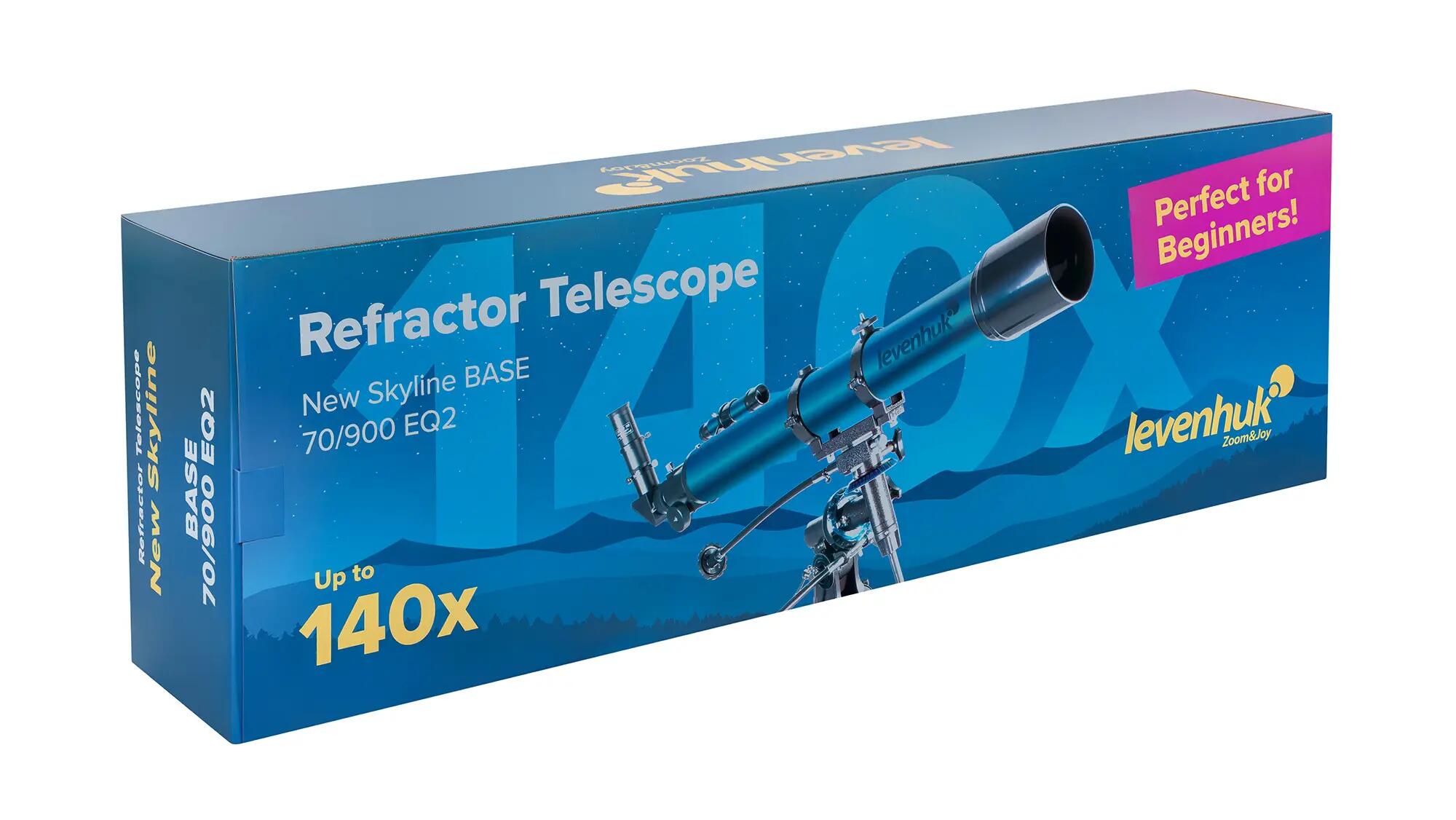 Telescoop refractor 70 mm - BASE 70/900 EQ2 - Zwart 13/13