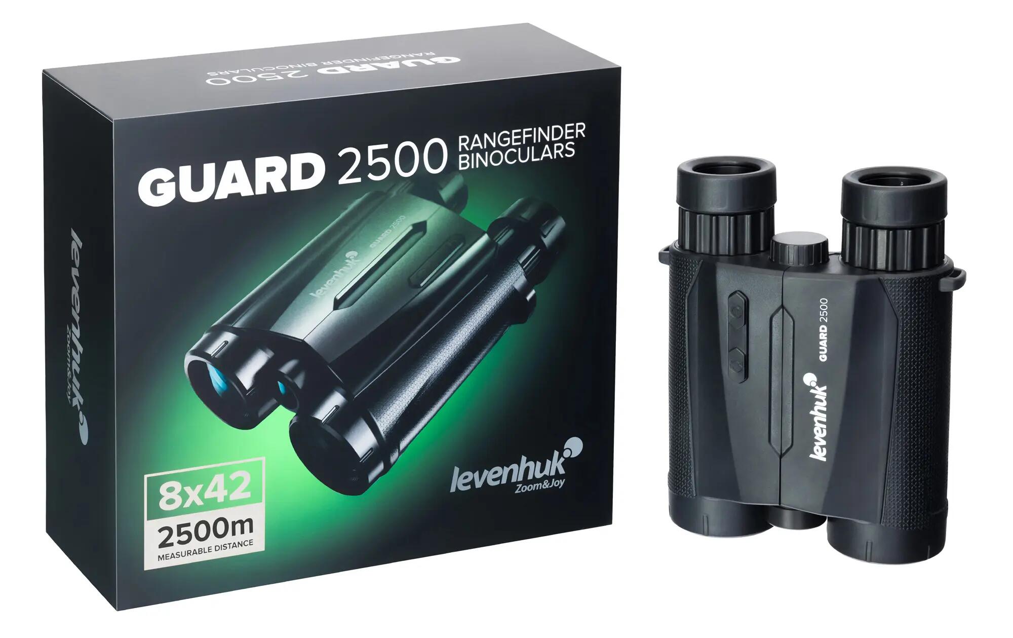 Binóculos Guard 2500 com telémetro Levenhuk 3/12