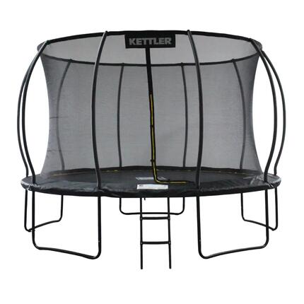 Trampoline de jardin rond 365 cm avec filet de sécurité et échelle JUMP 365