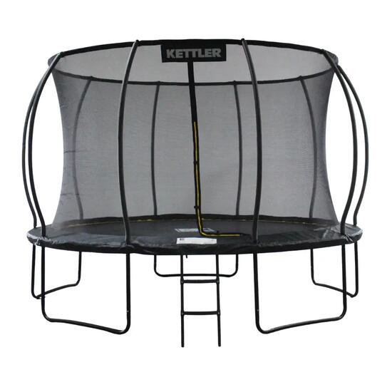 Trampoline de jardin rond 365 cm avec filet de sécurité et échelle JUMP 365