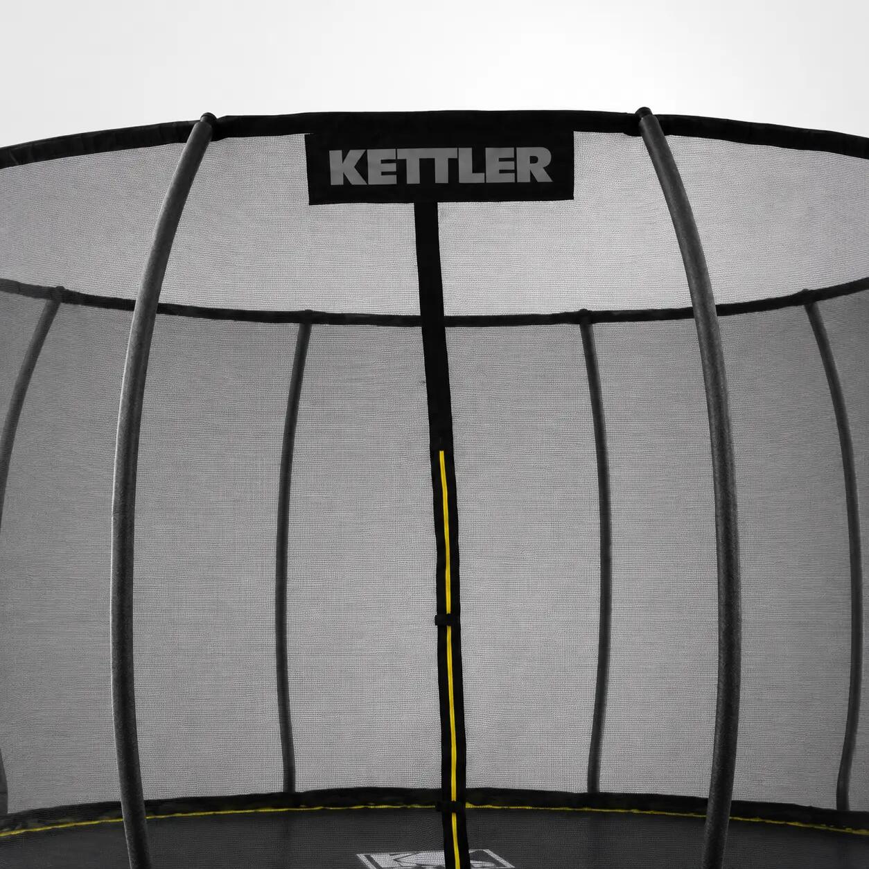 Trampoline de jardin rond 365 cm avec filet de sécurité et échelle JUMP 365 4/5