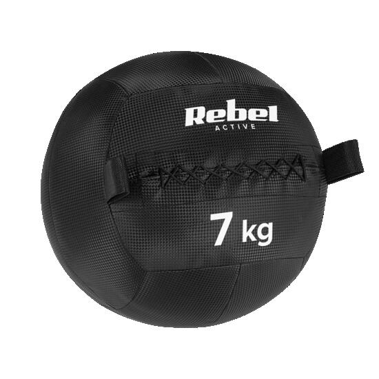Piłka lekarska do ćwiczeń fitness rehabilitacyjna 4kg Rebel