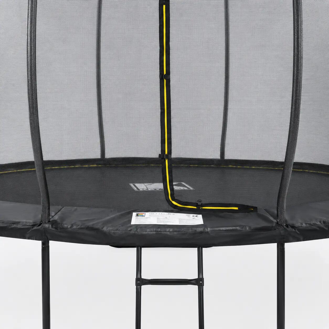 Trampoline de jardin rond 365 cm avec filet de sécurité et échelle JUMP 365 3/5