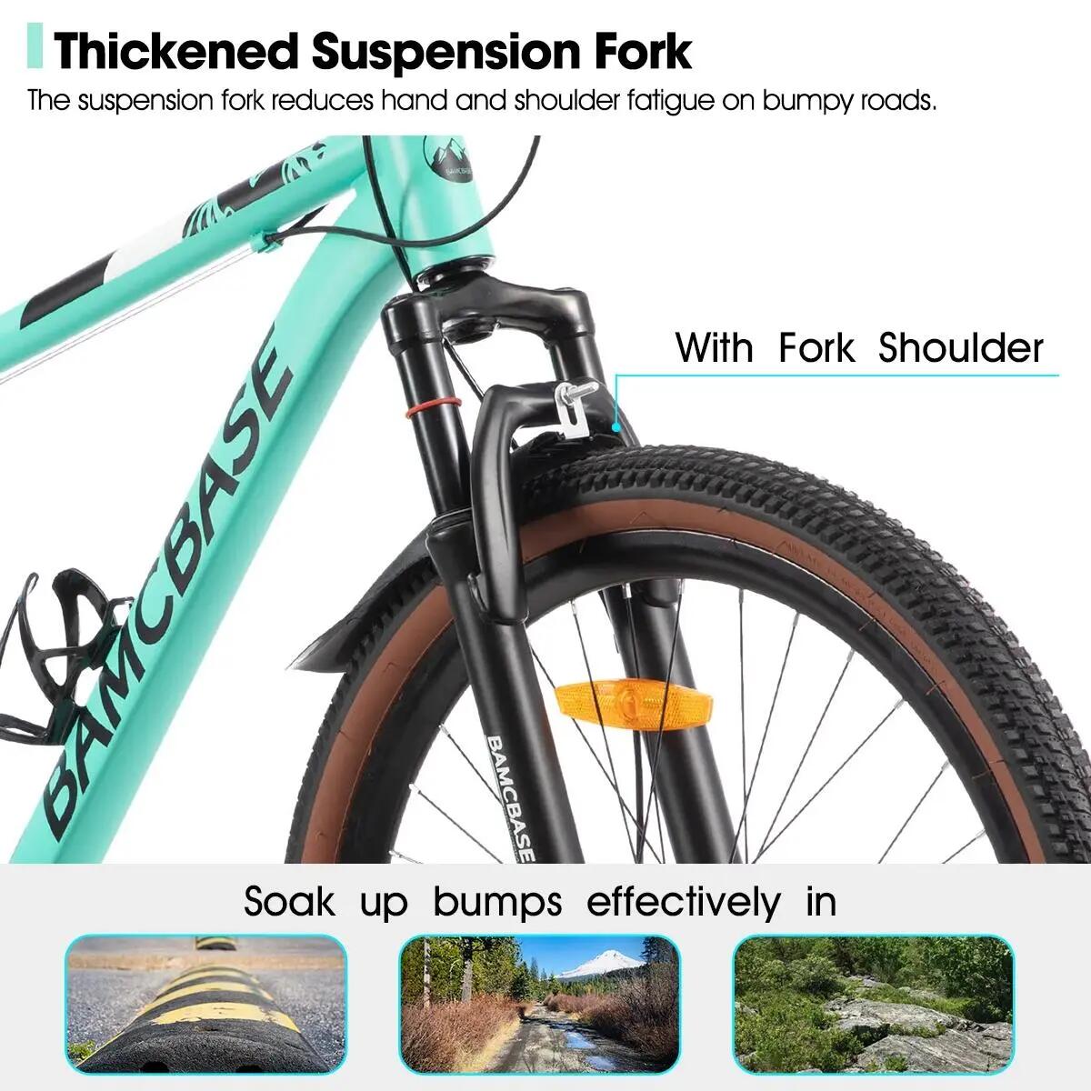 Dames Heren Mountainbike 26 inch 7V Aluminium Schijfremmen Bloomer 3/6