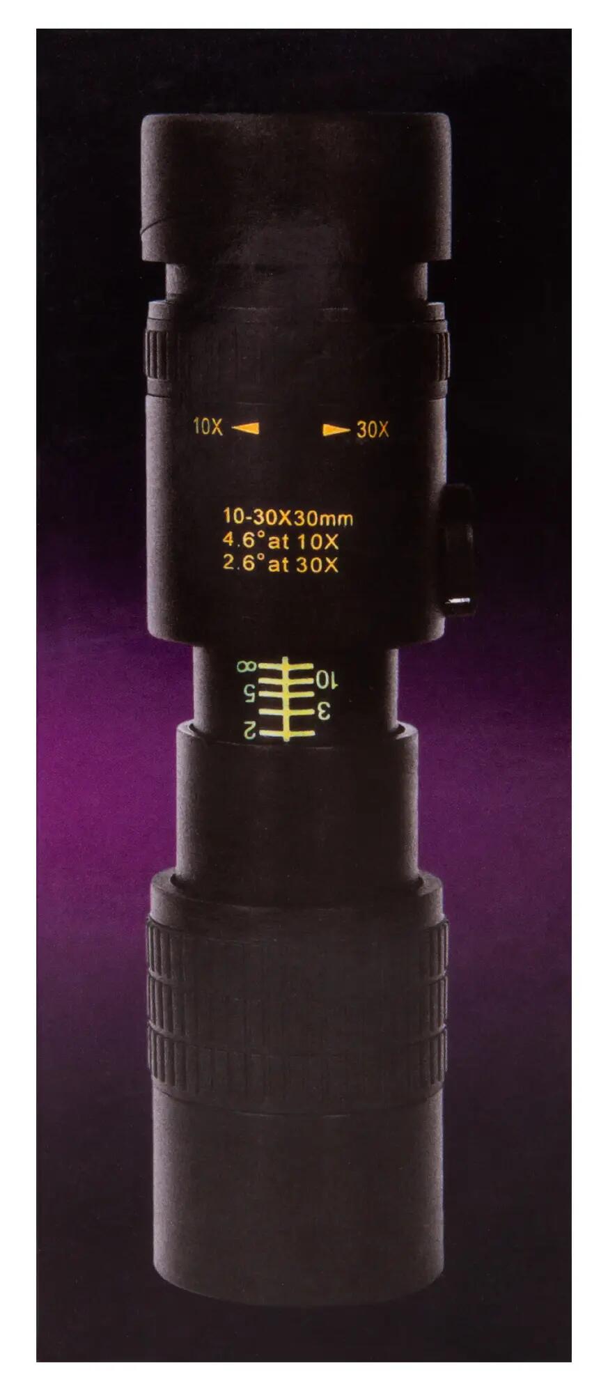 Monoculaire - observation - zoom 10–30x - noir 13/15
