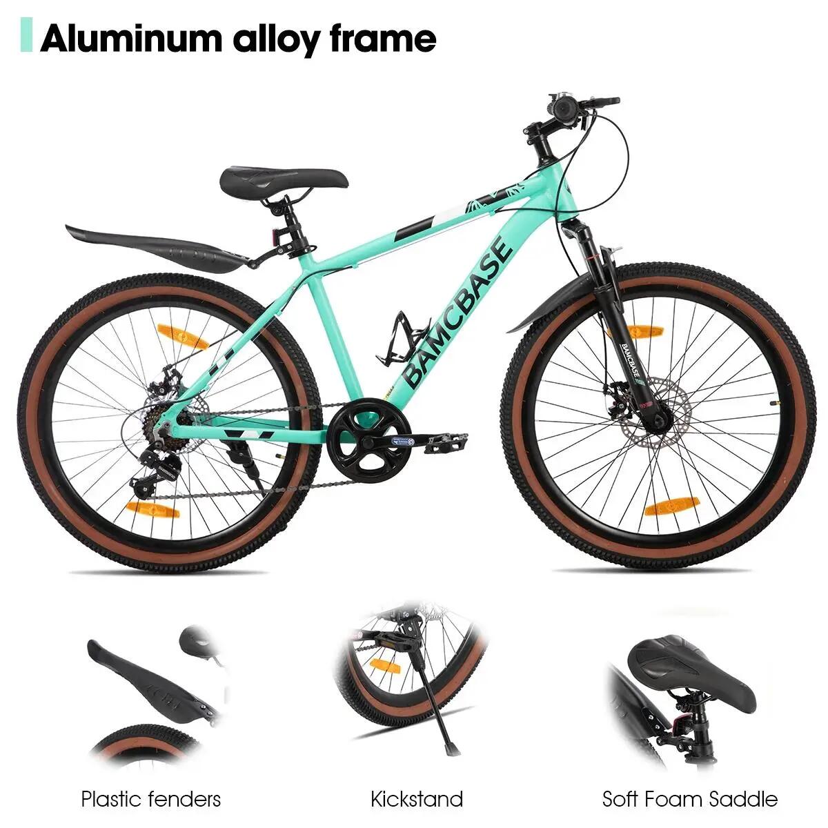 Dames Heren Mountainbike 26 inch 7V Aluminium Schijfremmen Bloomer 2/6