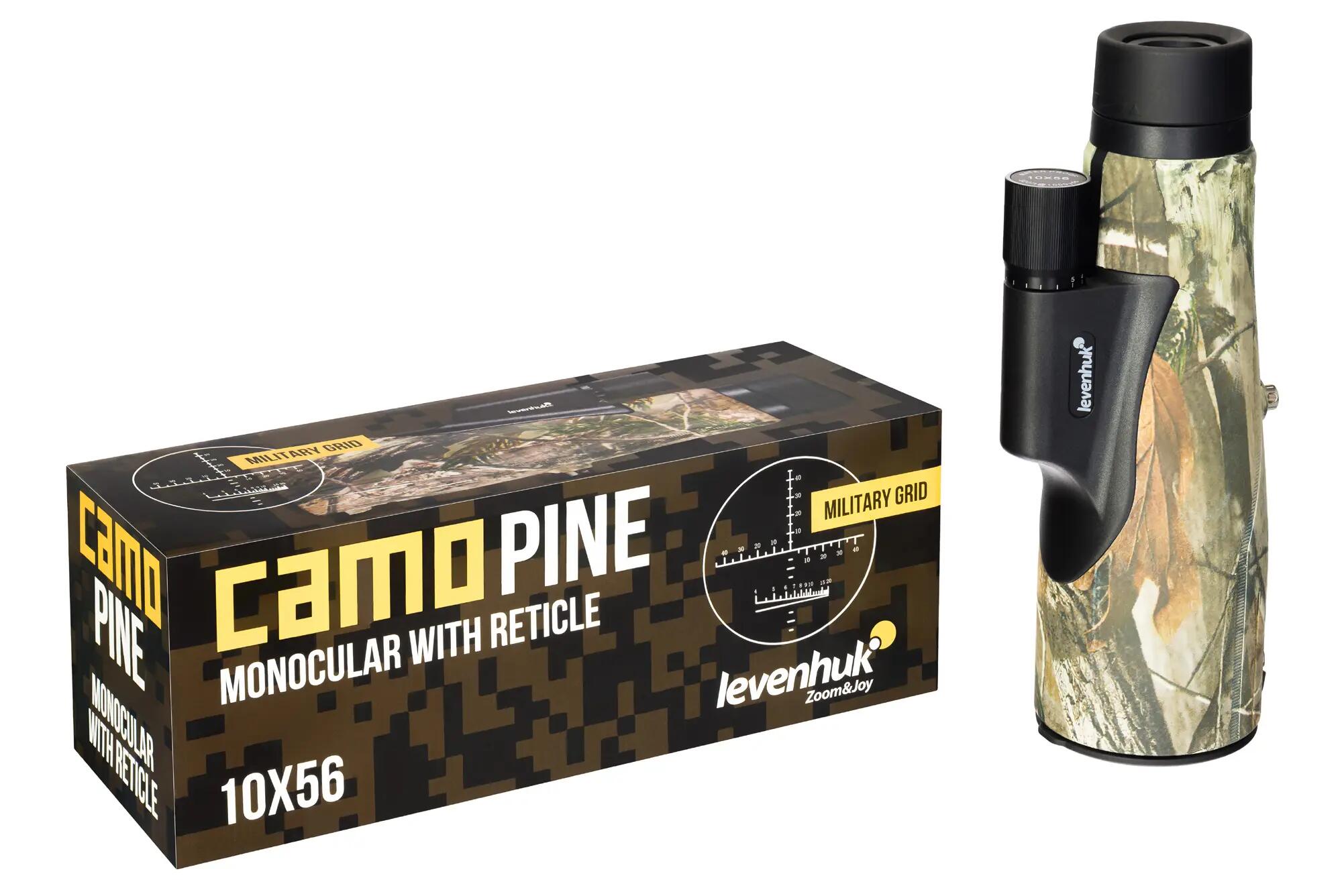 Monoculaire Levenhuk Camo Pine 10x56 avec réticule 5/13