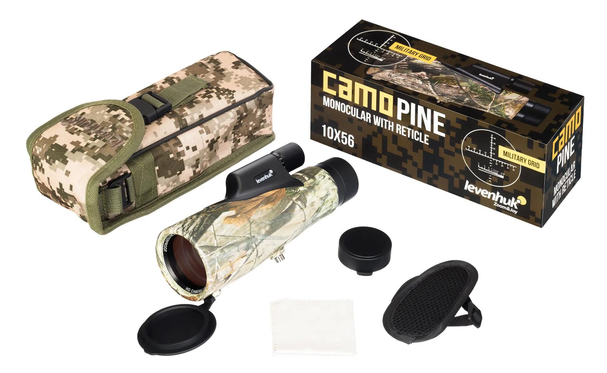 Monoculaire Levenhuk Camo Pine 10x56 avec réticule 4/13