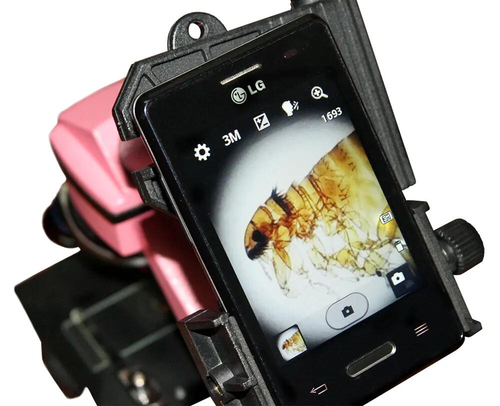 Adaptador para smartphone - fotografía óptica - Levenhuk A10 - negro 12/12