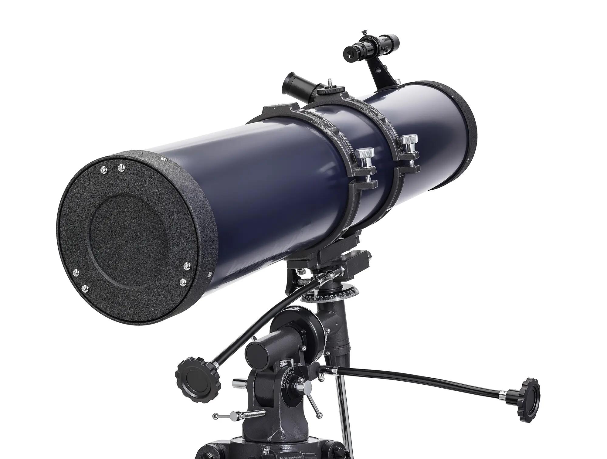 Teleskop - Astronomie - newton reflektor 130 mm 900 mm - eq2 montage - schwarz 6/13