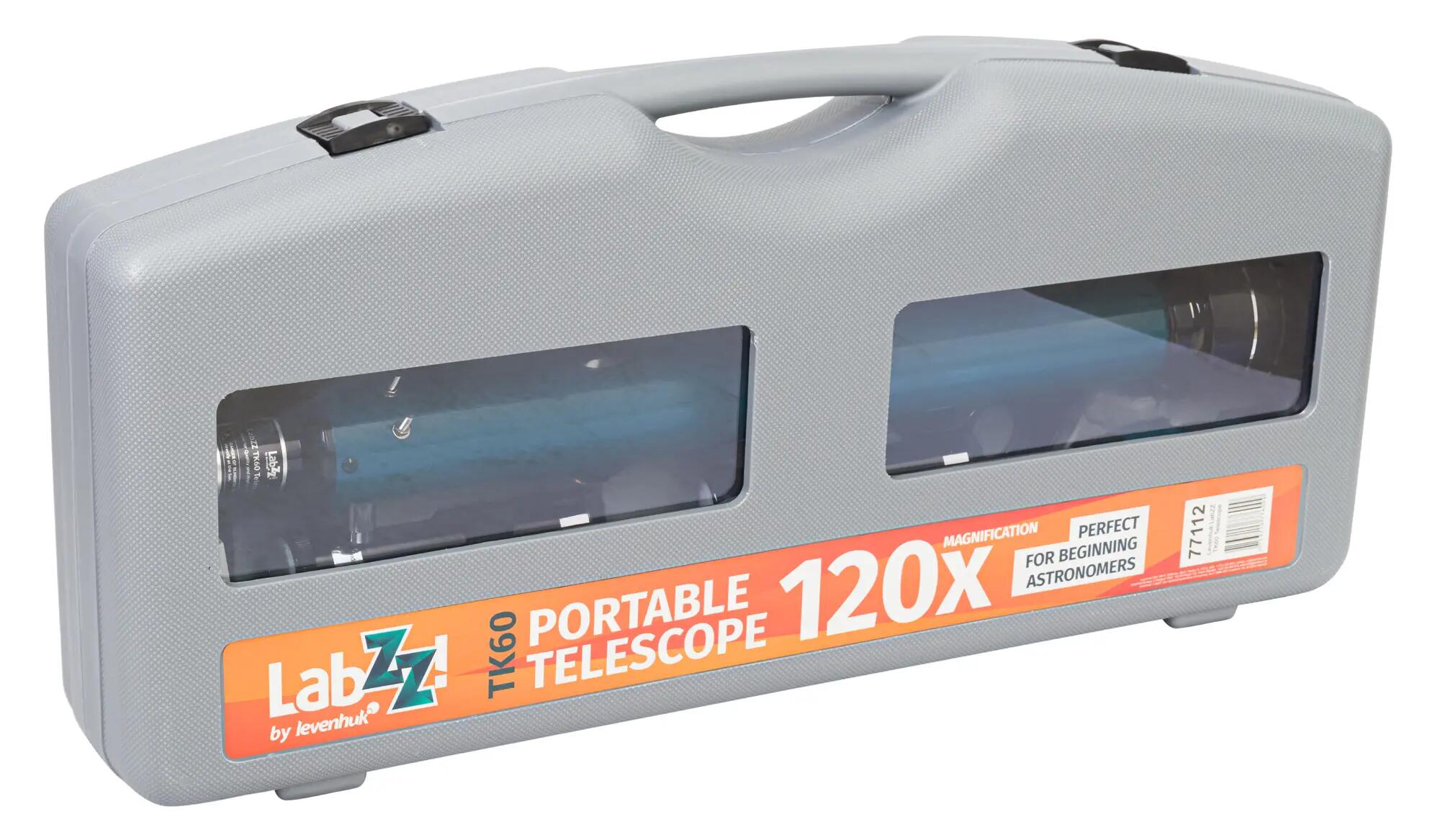 Levenhuk-Teleskop LabZZ TK60 mit Koffer 3/15