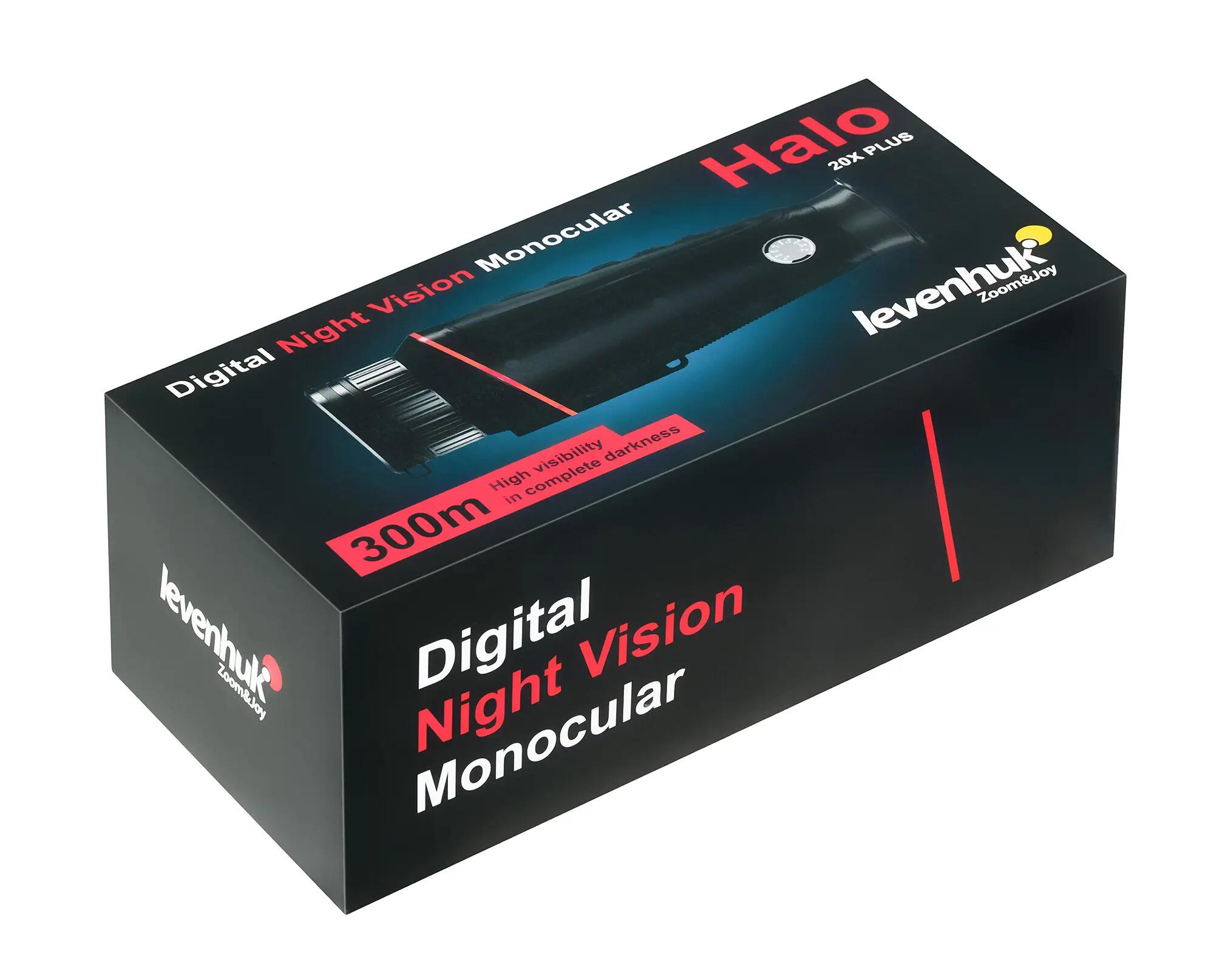 Digitaal nachtkijkmonoculair 20X PLUS Levenhuk Halo 14/14