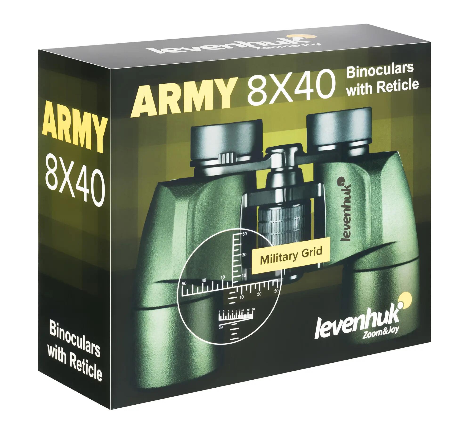 Jumelles 8x40 Levenhuk Army avec réticule 14/14