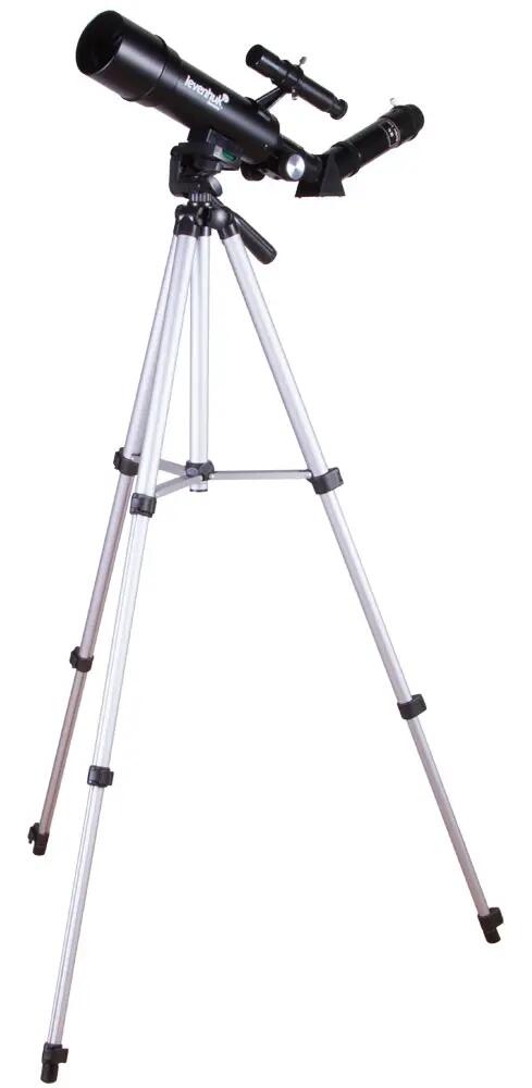 Telescopio refrattore Travel 50 - Outdoor - Leggero, Compatto - Levenhuk - Nero 9/15