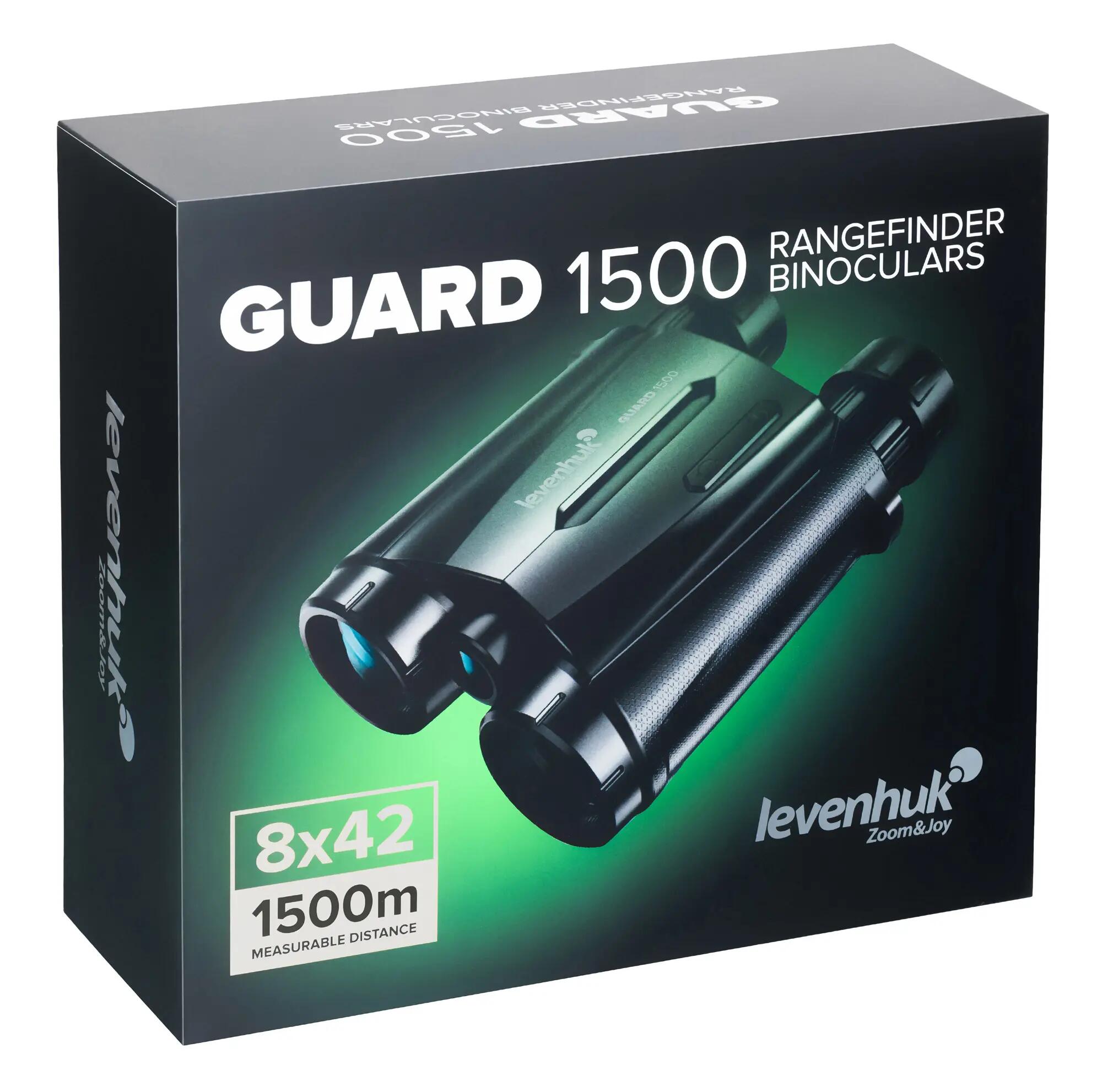 Binocolo con telemetro 8x Guard 1500 - nero 12/12