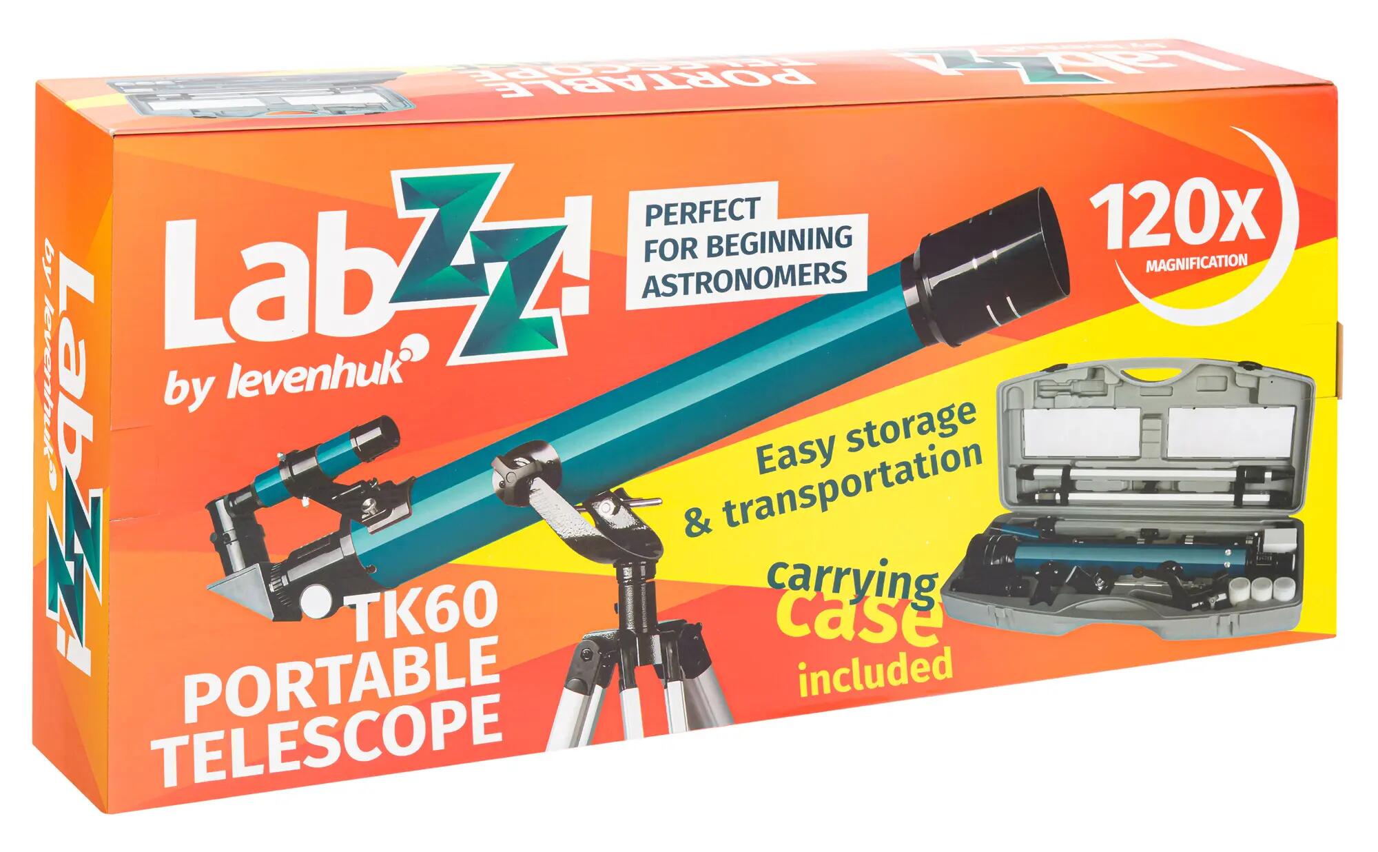 Levenhuk-Teleskop LabZZ TK60 mit Koffer 14/15