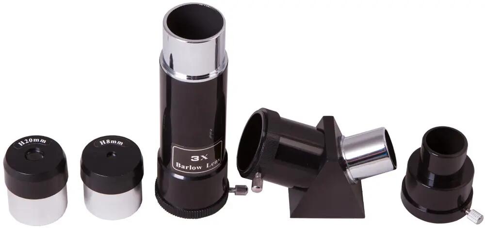 Telescopio refrattore Travel 50 - Outdoor - Leggero, Compatto - Levenhuk - Nero 14/15