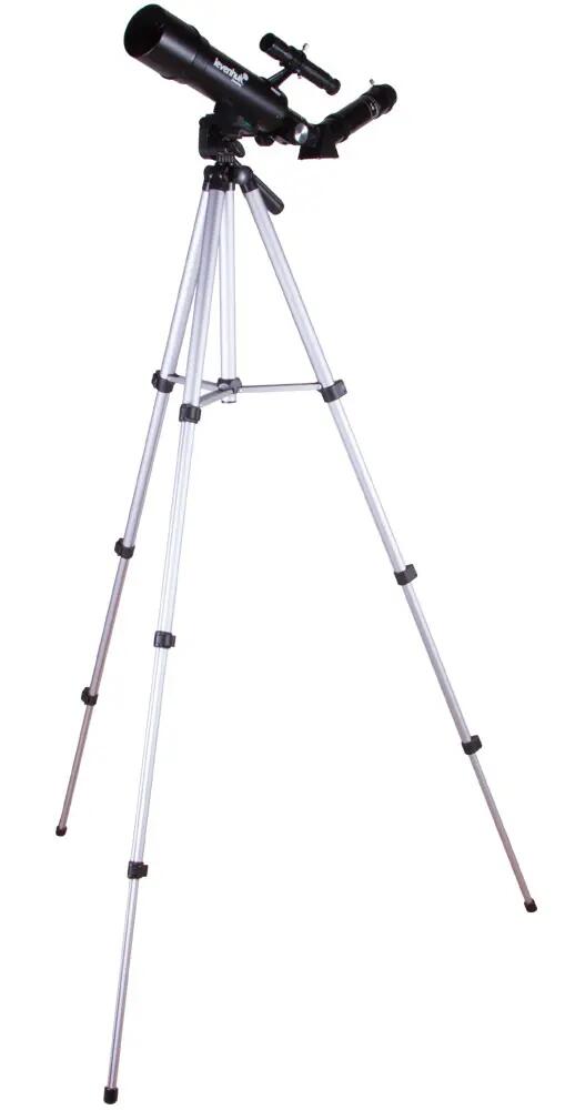 Telescopio refrattore Travel 50 - Outdoor - Leggero, Compatto - Levenhuk - Nero 10/15