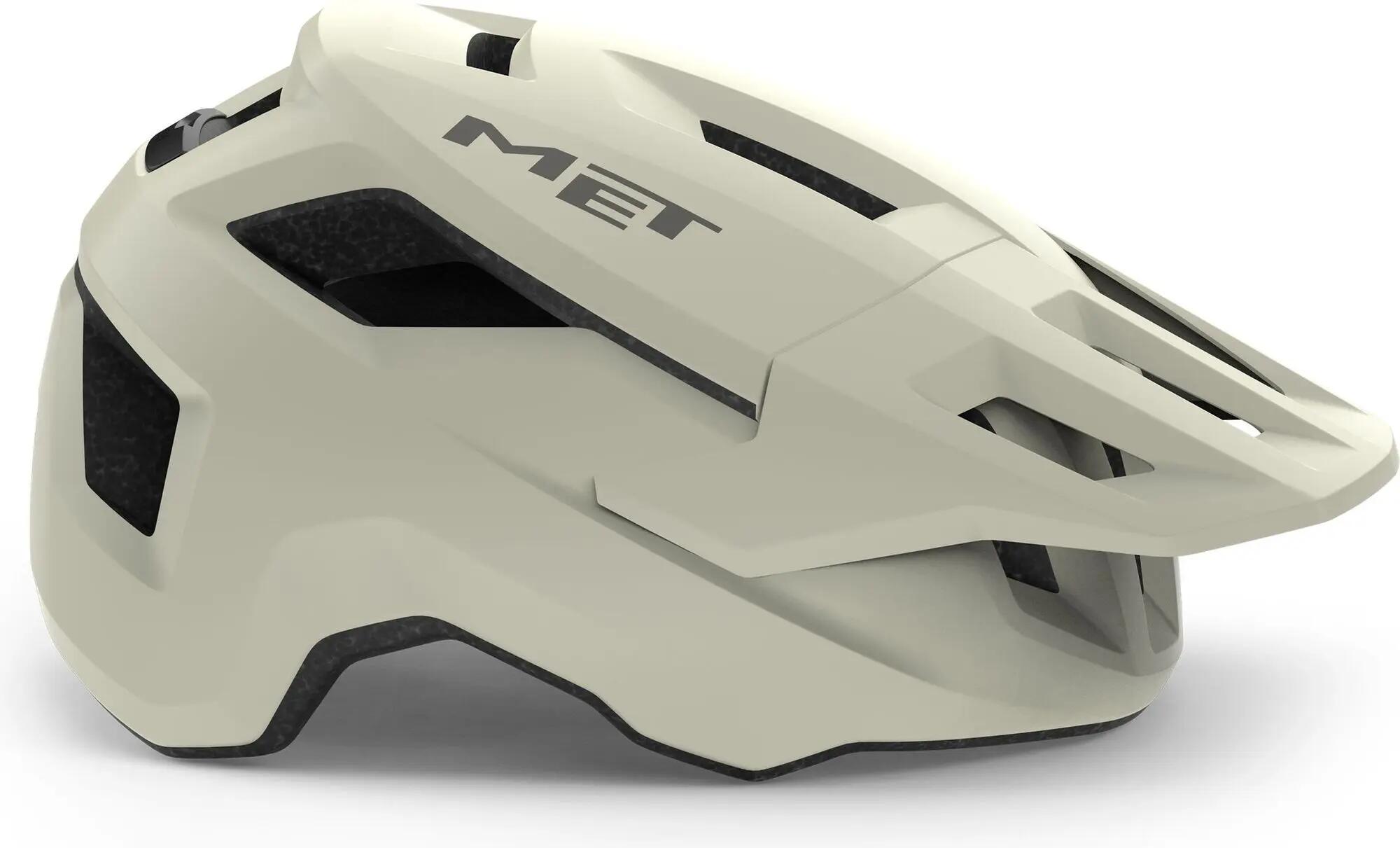 Casque VTT Met Shelter Blanc 3/4
