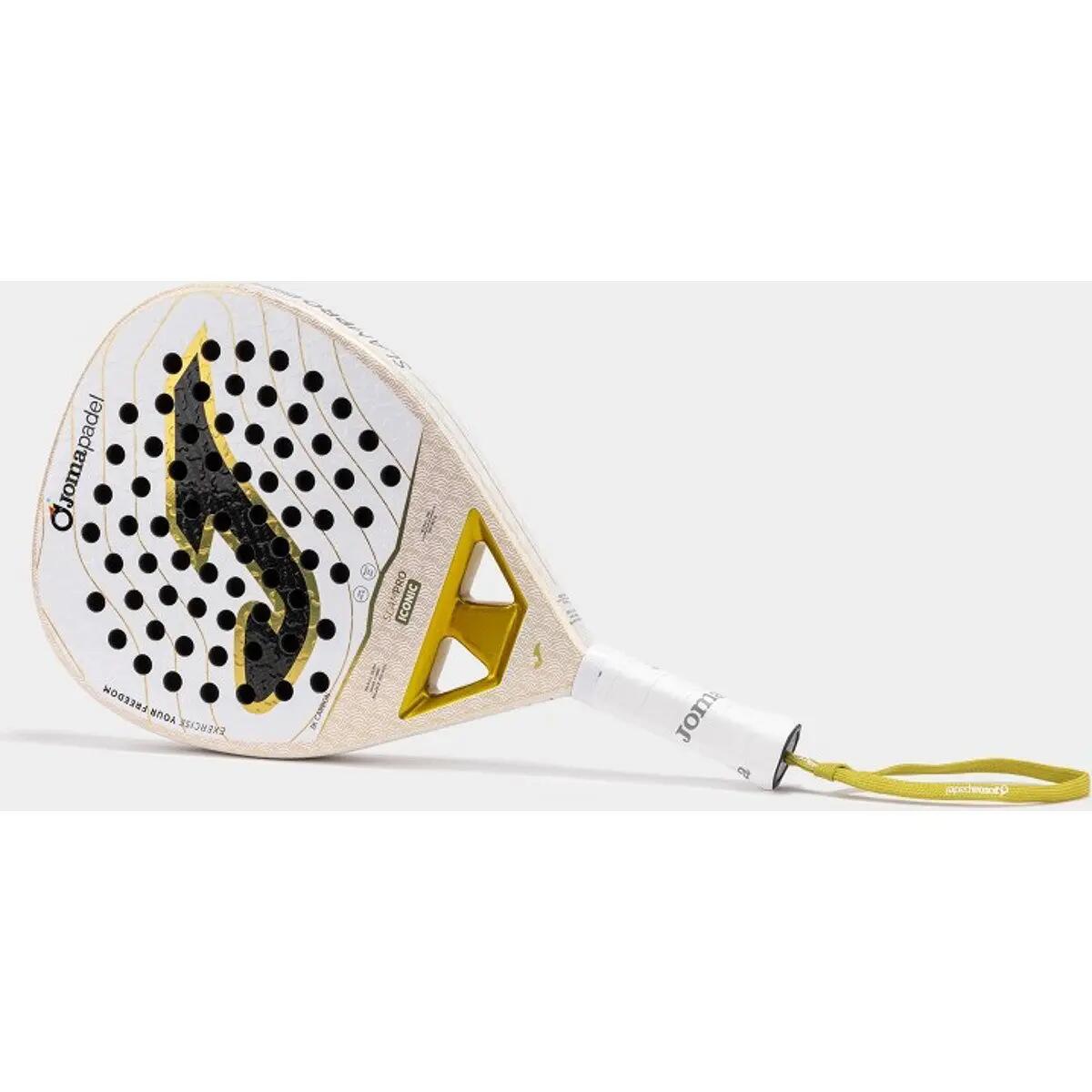 Racchetta da Padel Joma Slam Pro Ionic Bianco/Gold 2026 4/5