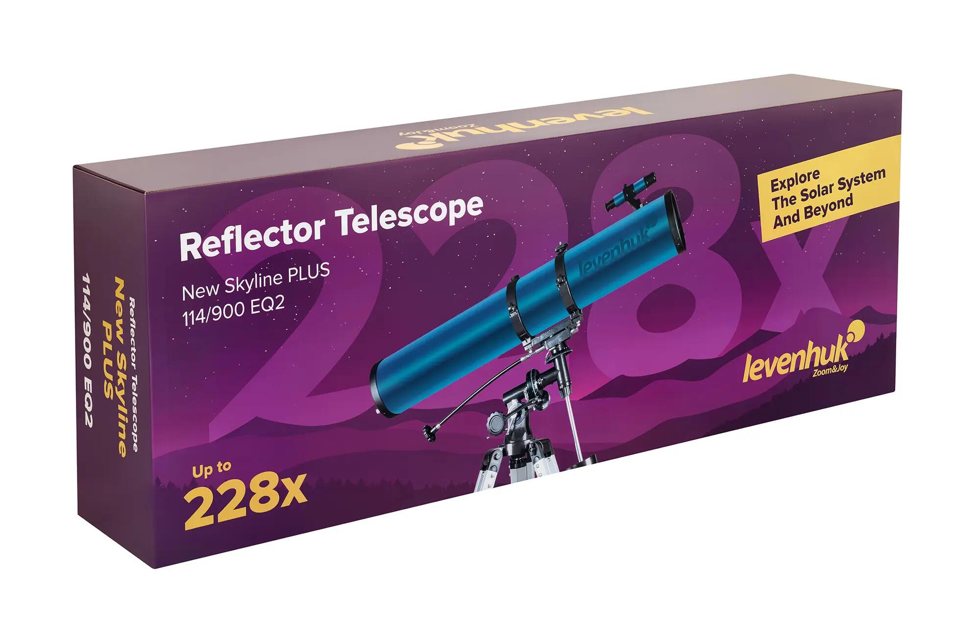 Levenhuk New Skyline PLUS 114/900 EQ2 reflector telescope 13/13