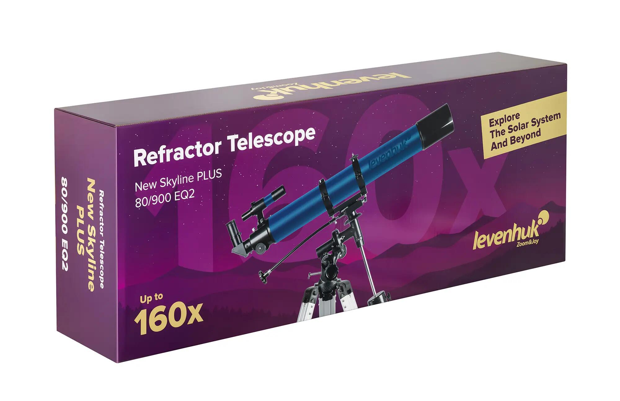 Levenhuk New Skyline PLUS 80/900 EQ2 refractor telescope 13/13