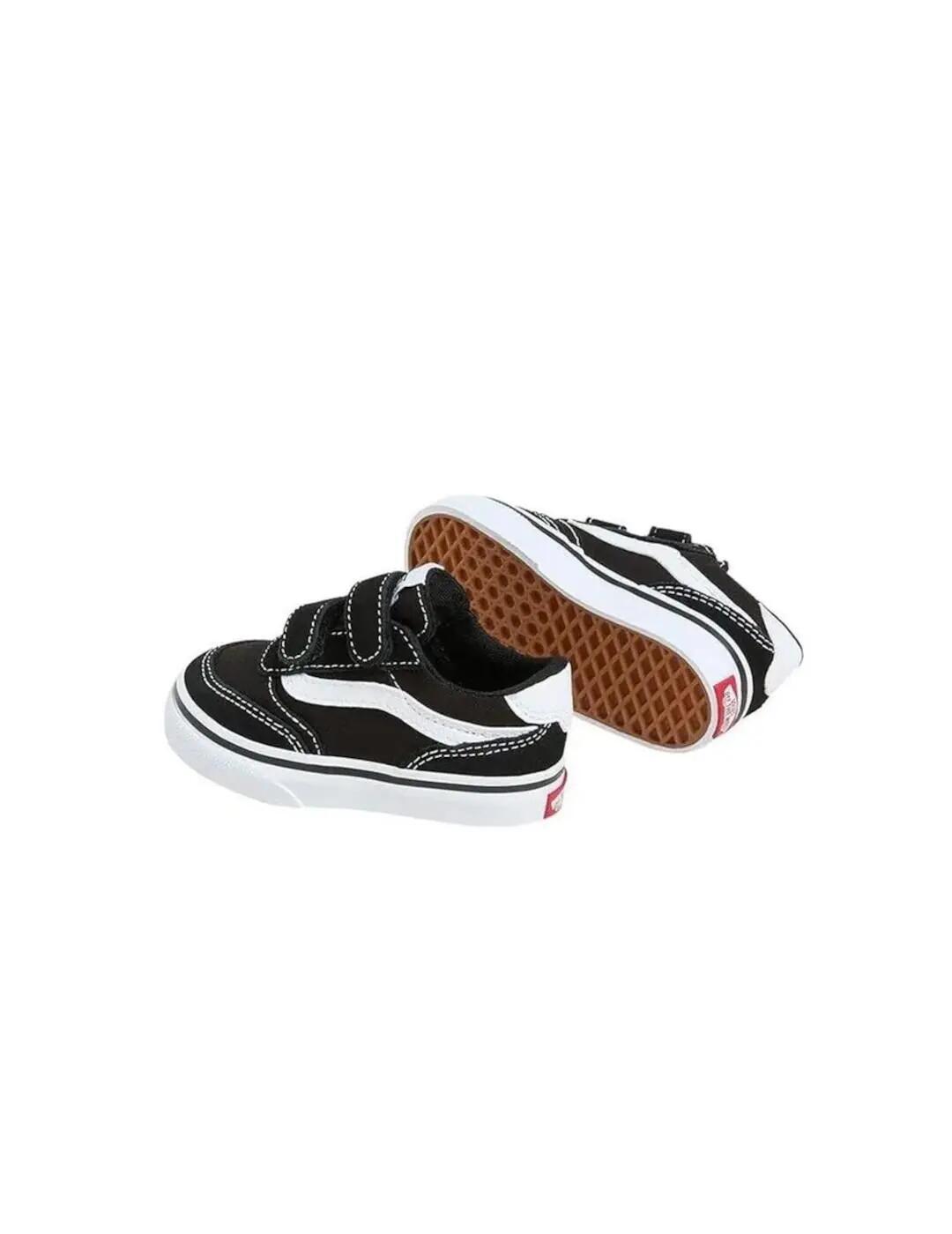 Zapatillas para Niño Vans Brooklyn ls velcro Negro 3/4